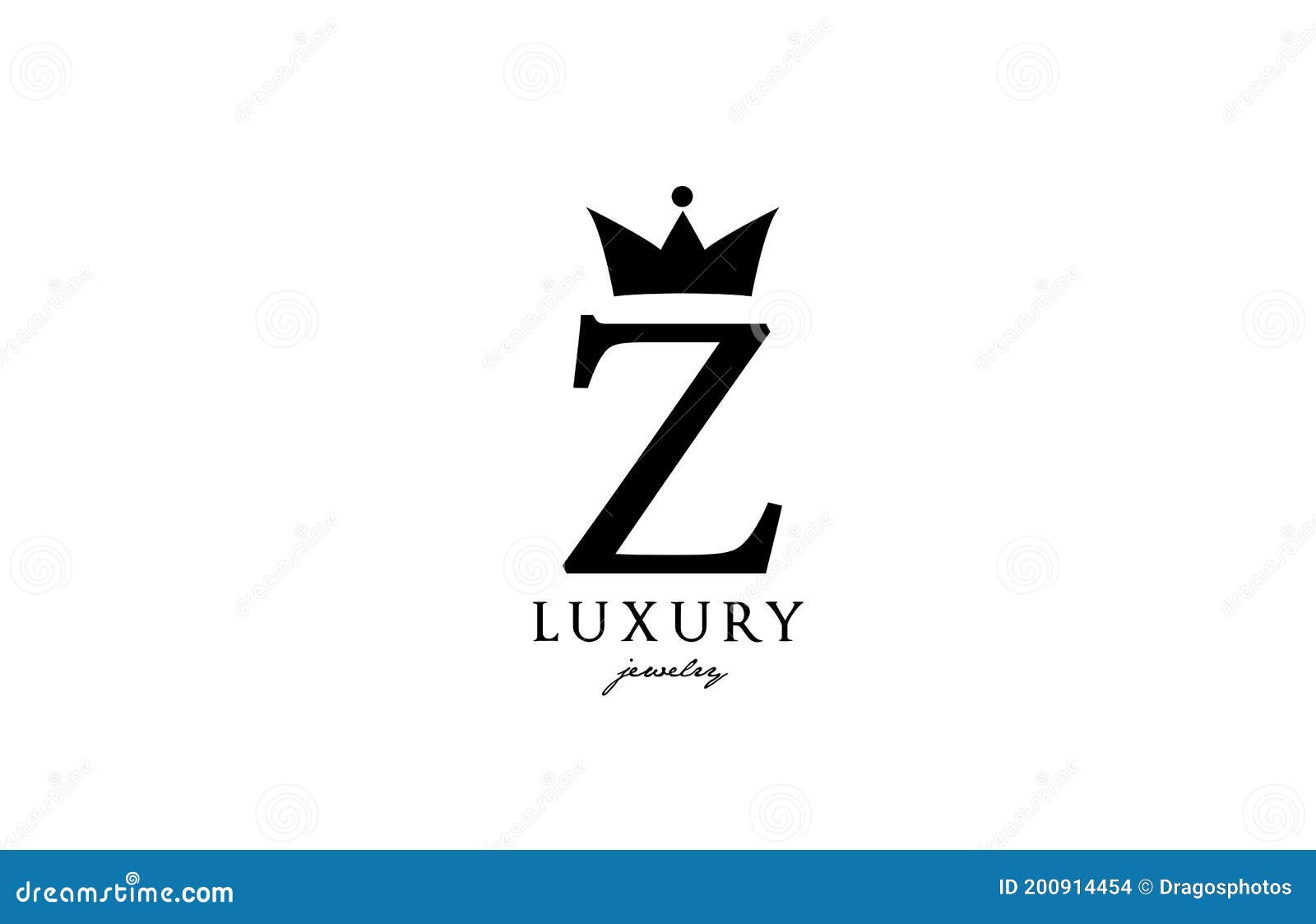 Z Alphabet Letter Logo Icon in Black and White Color. Creative ...