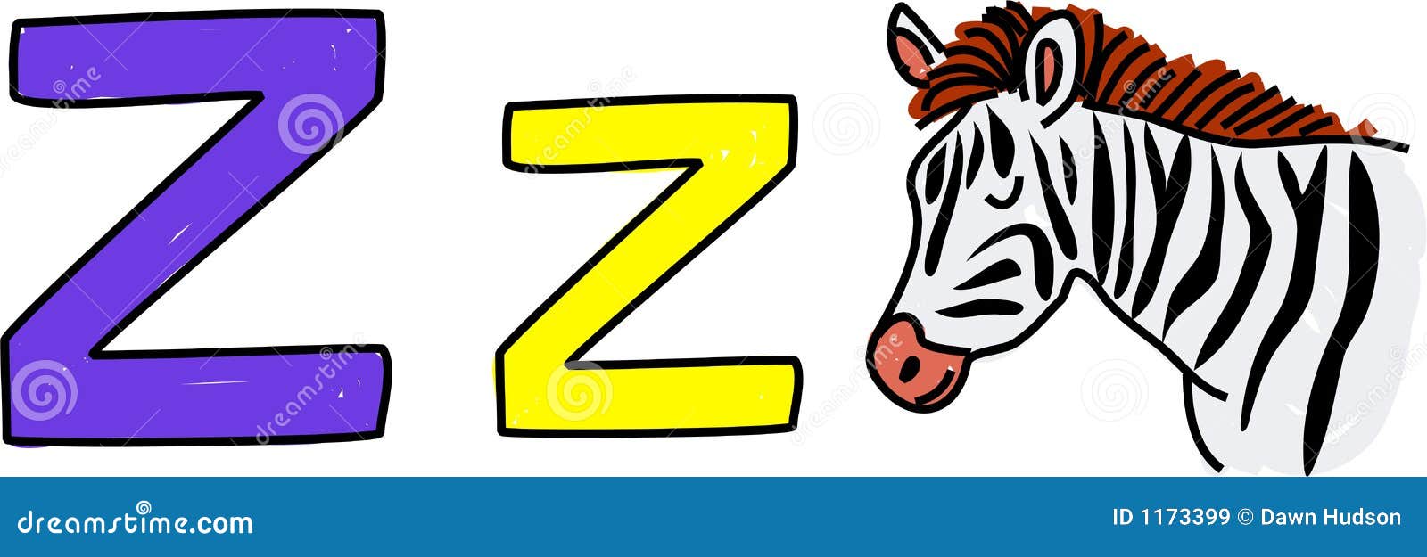 Z is for zebra stock vector. Illustration of zebra, uppercase - 1173399