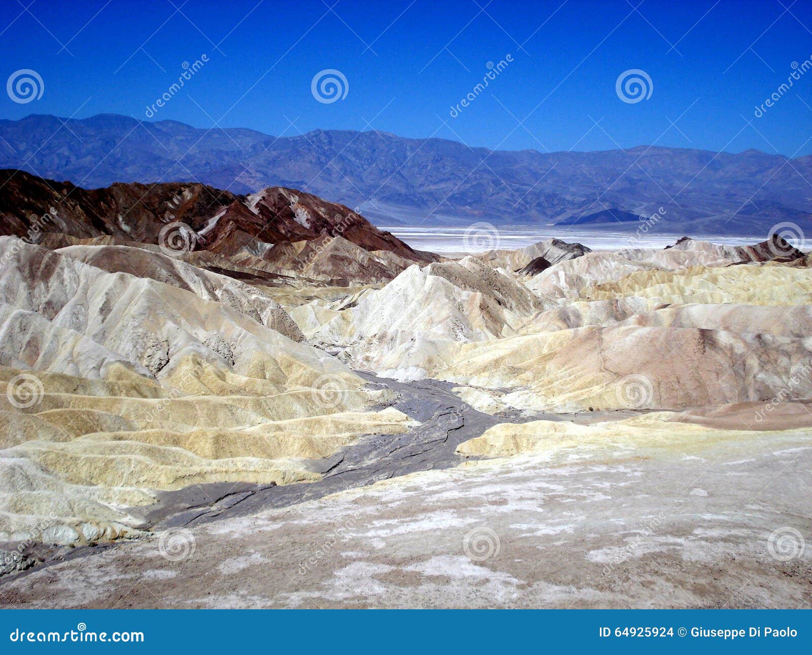 zabriskie point, furnace creek, california