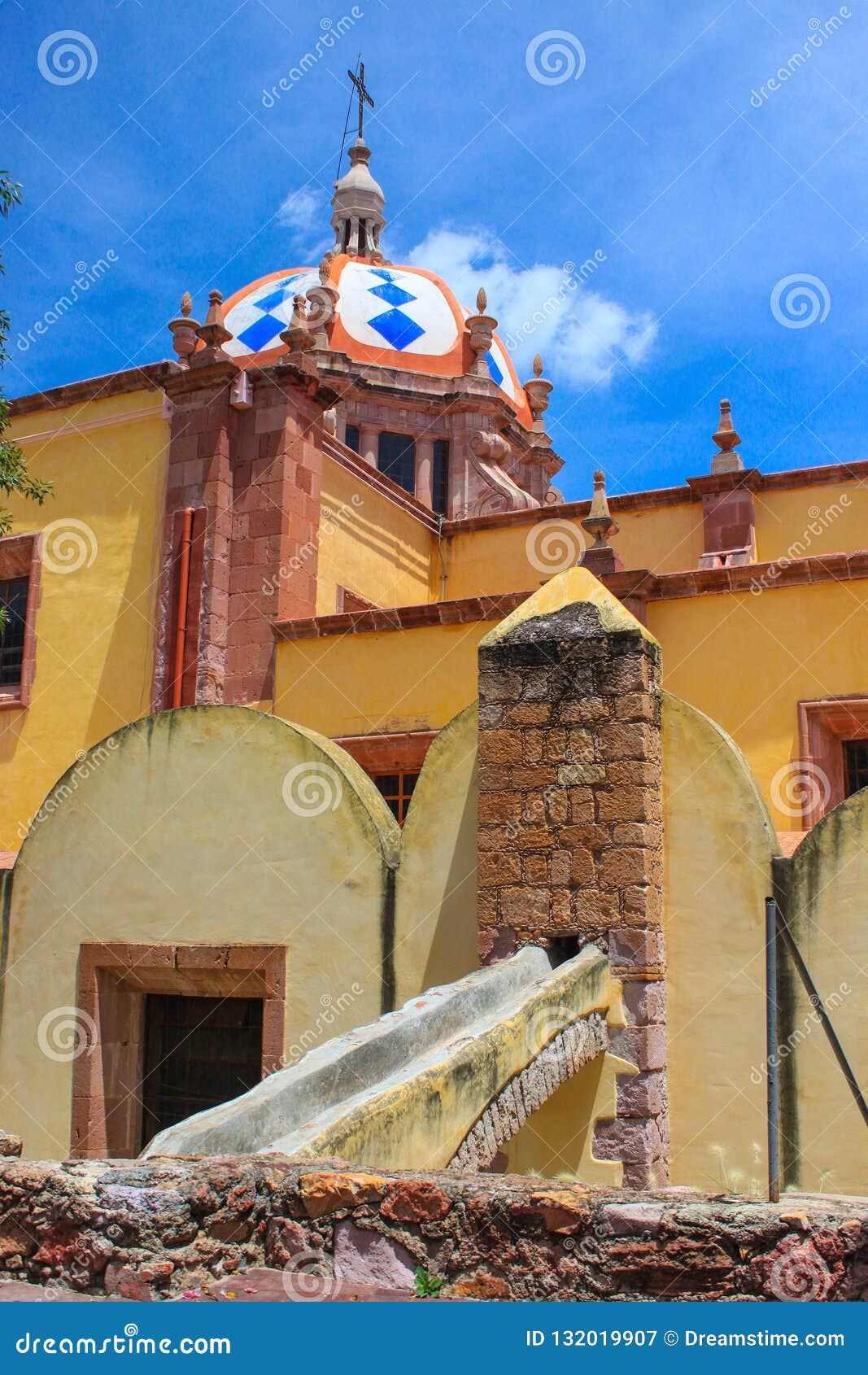 zacatecas building. traditional arquitecture. mexico magic town.