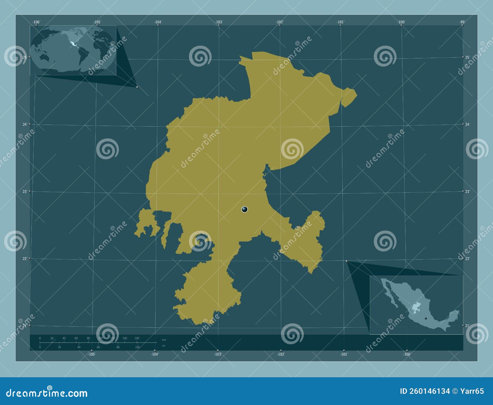 Zacatecas, Mexico. Solid. Capital Stock Illustration - Illustration of  america, stereographic: 260146134, image size:1600x1314