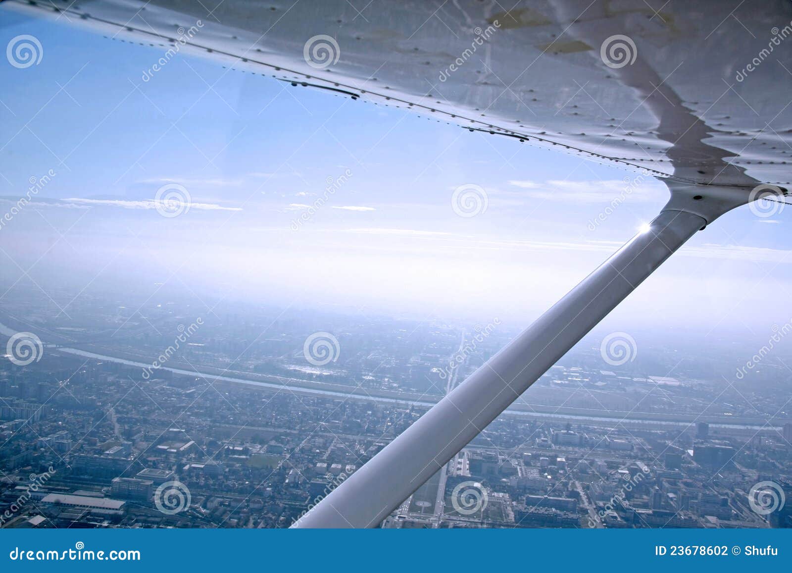 Zagreb from airplane stock photo. Image of building, gravity 23678602