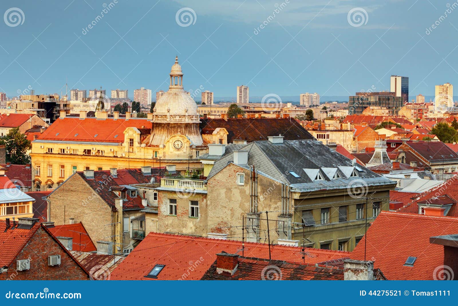 Zagreb cityspace stock image. Image of croatia, capital 44275521