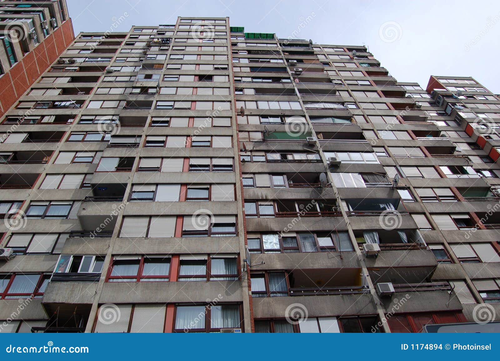 Zagreb condos stock photo. Image of cost, common, complex 1174894