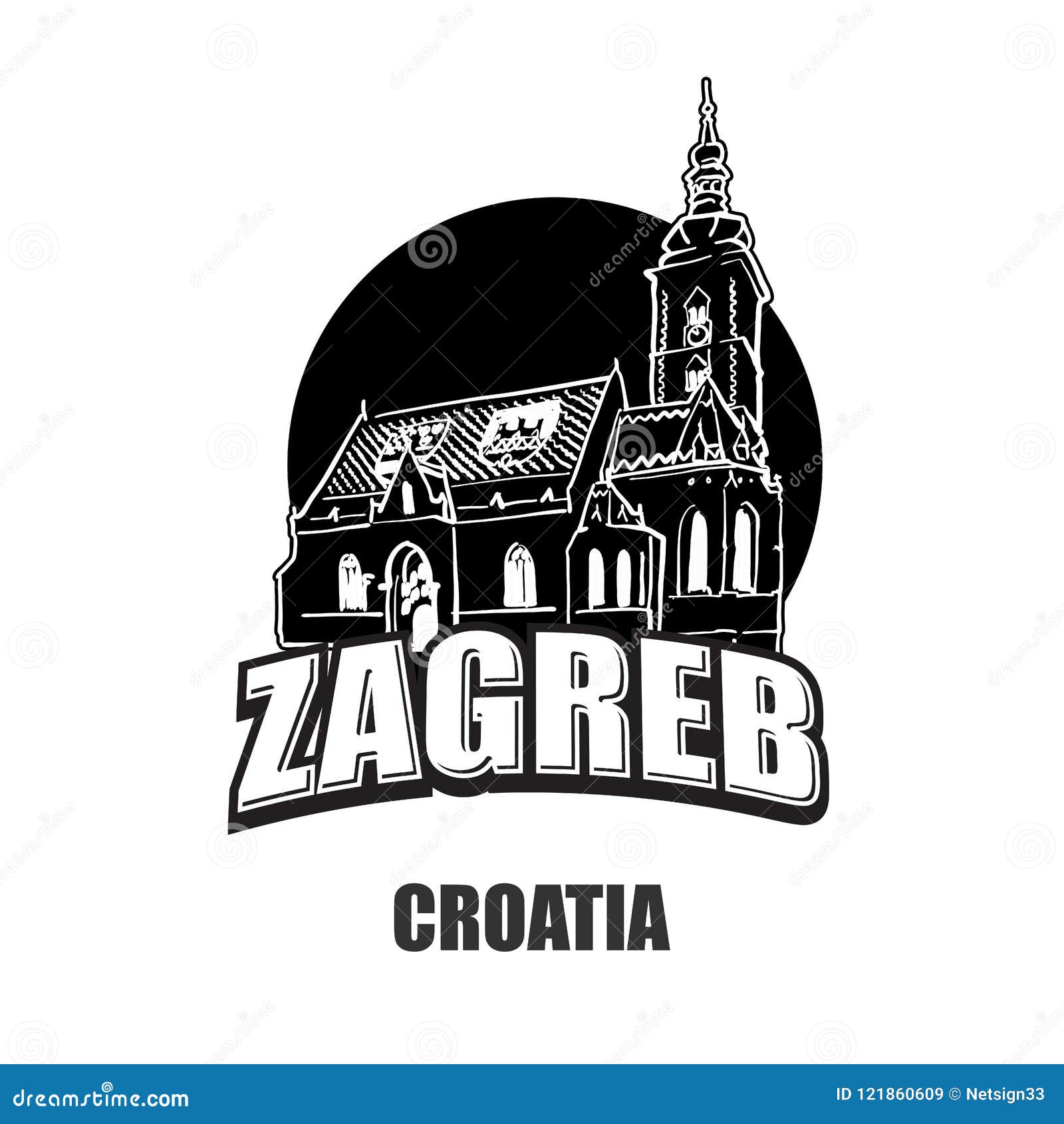 Zagreb Croatia Emblem Hajduk Split Croatian Stock Photo 514411594