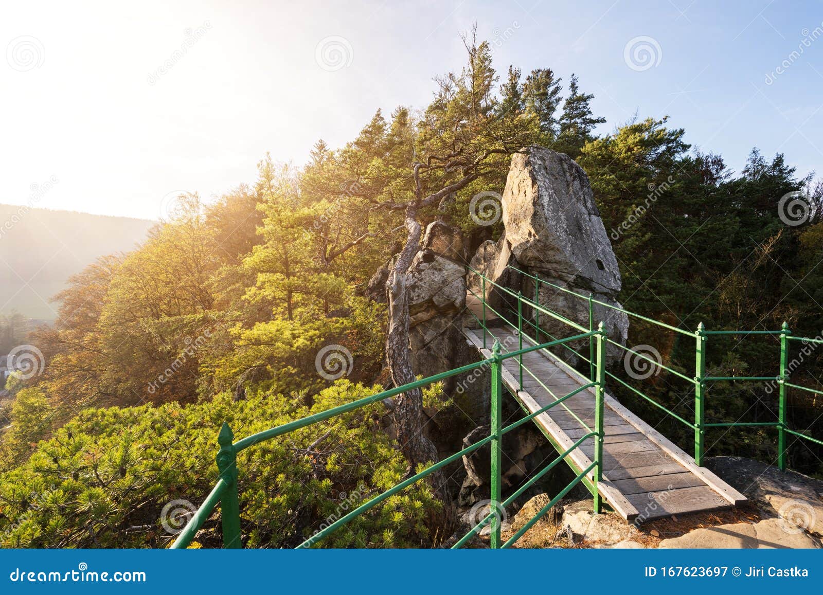 zahradka viewpoint in mala skala in the bohemian paradise