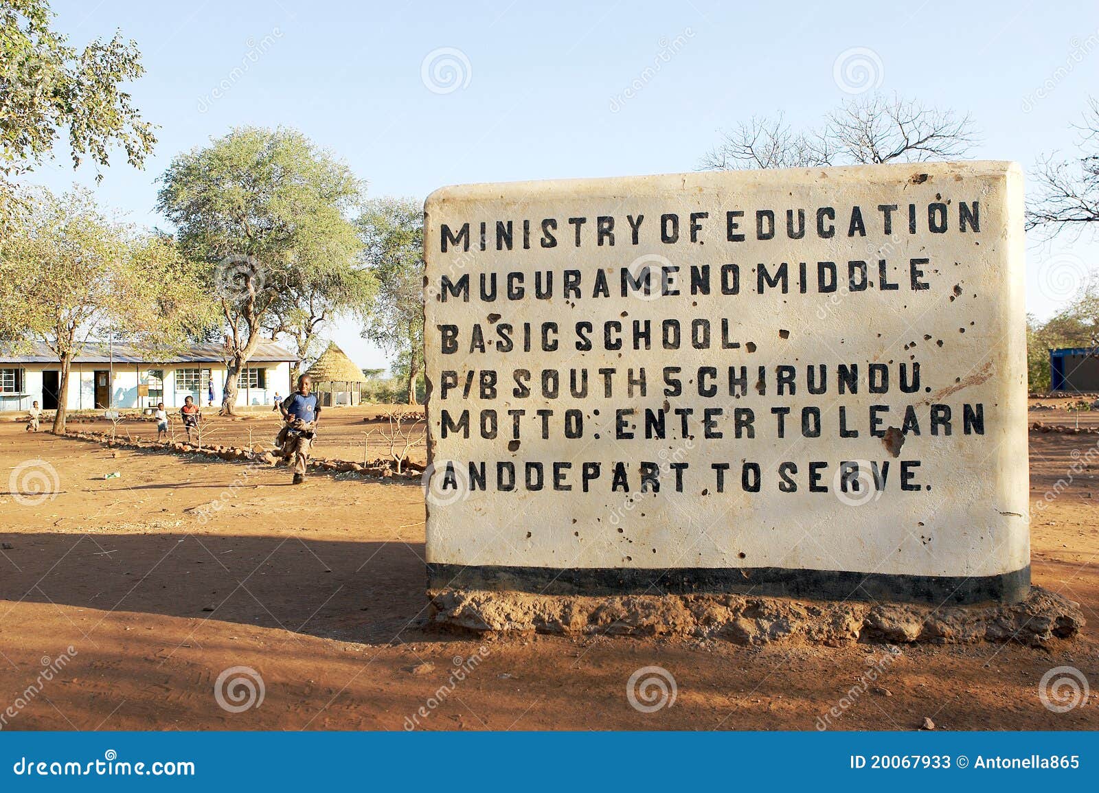 Zambia education editorial stock photo. Image of motto 20067933