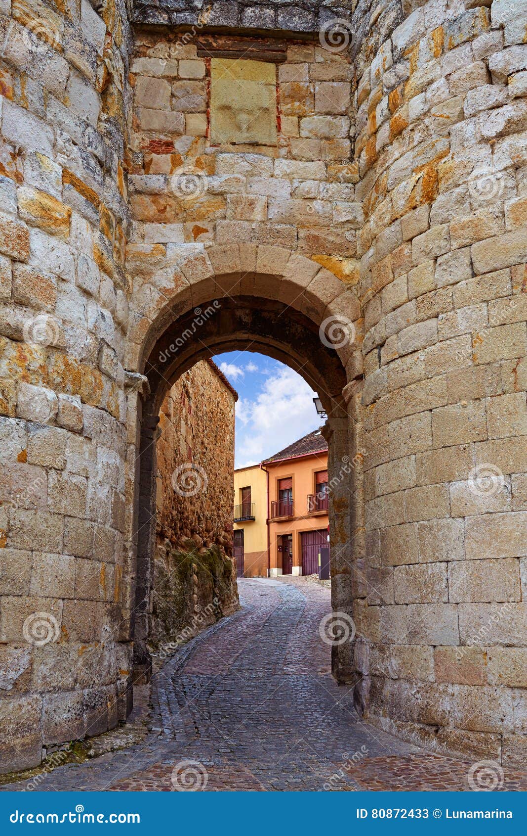 zamora door of dona urraca in spain