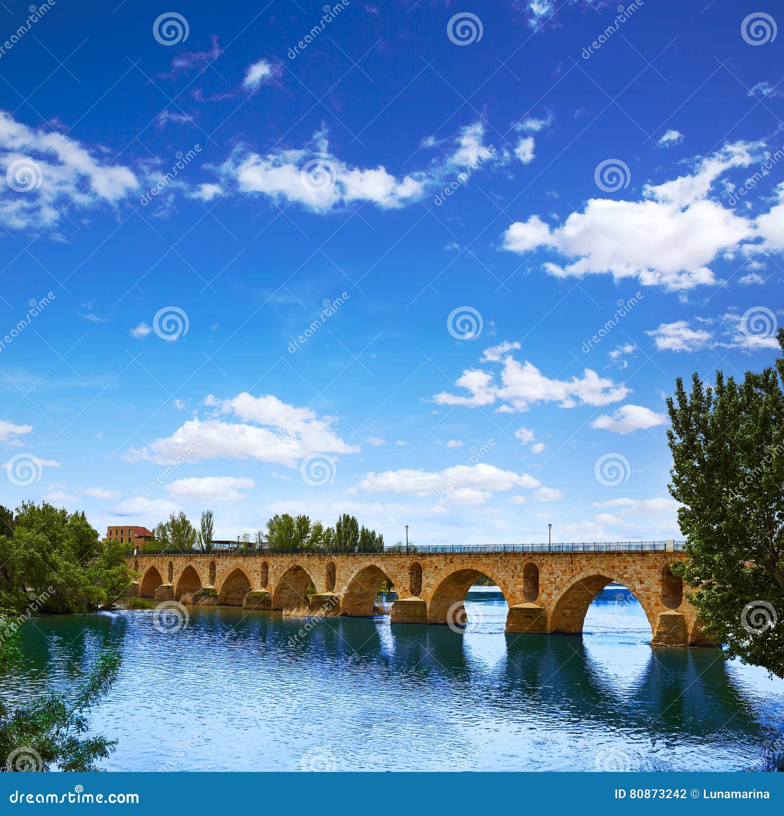 zamora puente de piedra stone bridge on duero