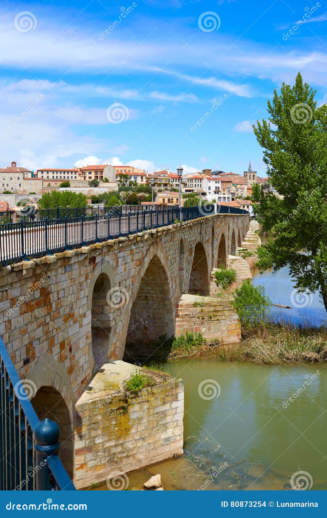 zamora puente de piedra stone bridge on duero