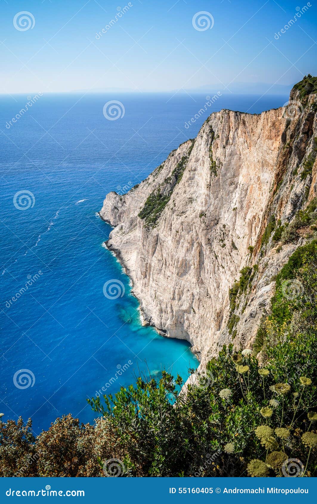 Zante shipwreck beach stock image. Image of paradise 55160405
