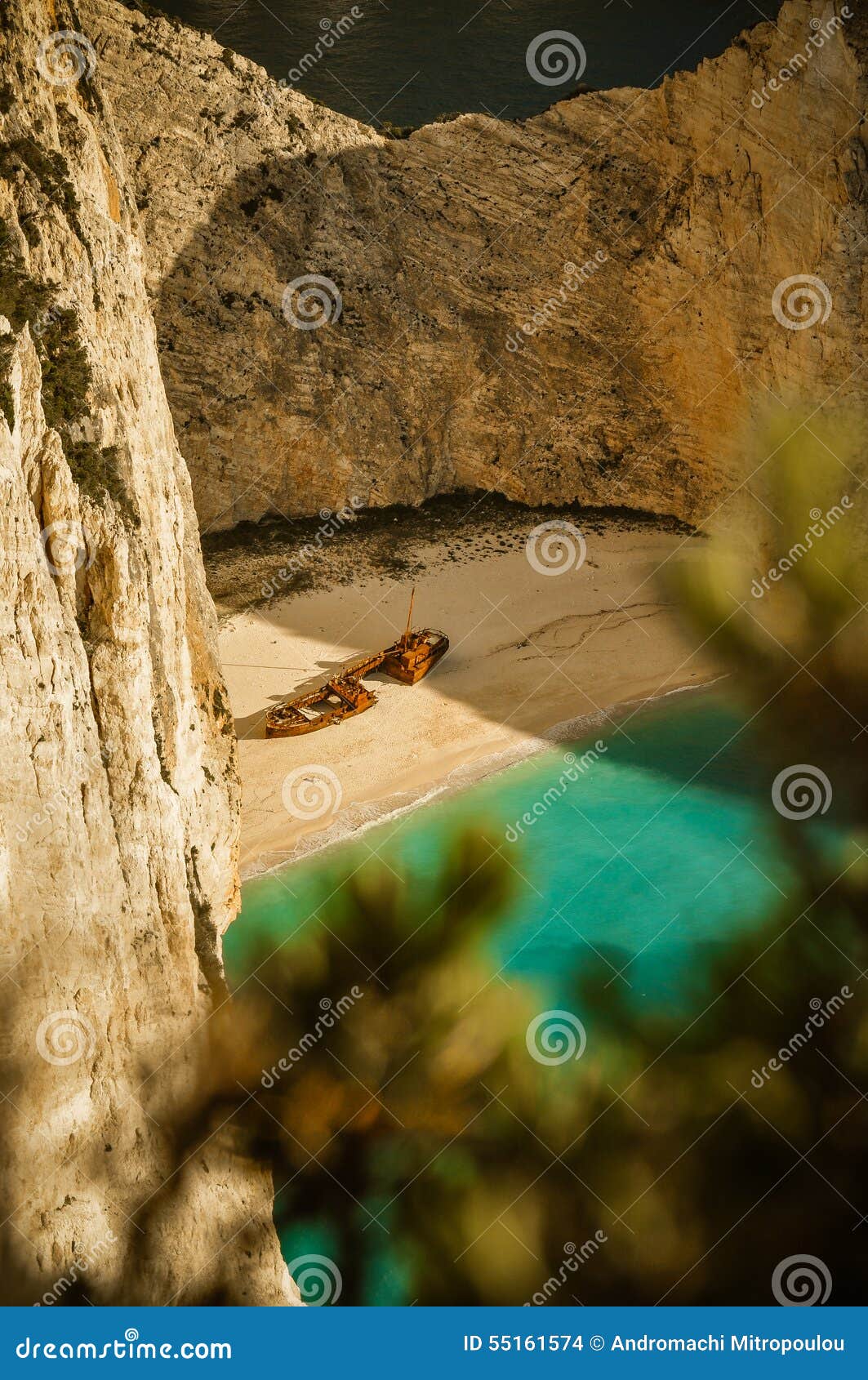 Zante shipwreck beach stock photo. Image of greek, dusk 55161574