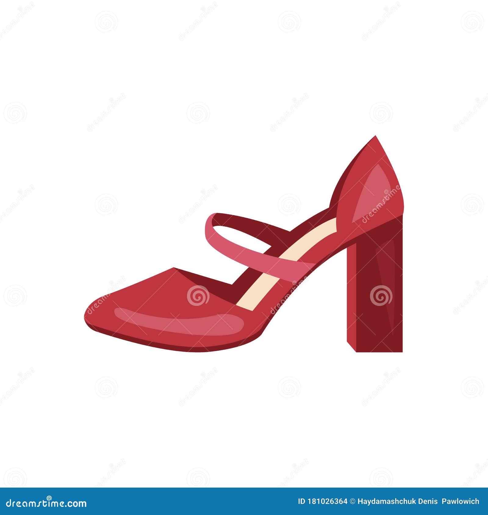 Exención réplica Quedar asombrado Zapatos Coloridos Para Mujeres. Tacones Altos Estiletto Para Mujeres  Calzado De Moda Para Niñas. Ilustración del Vector - Ilustración de  elemento, talones: 181026364