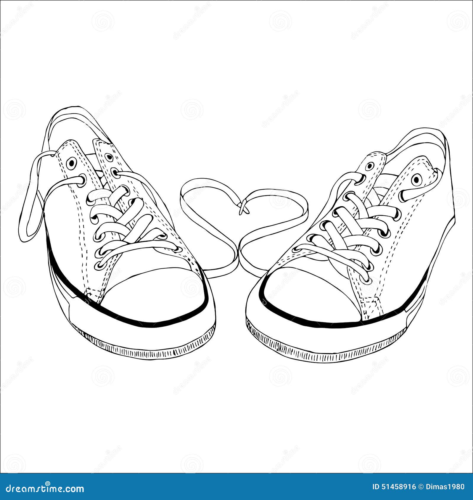 Zapatos de los deportes ilustración del vector. Ilustración de pierna -  51458916