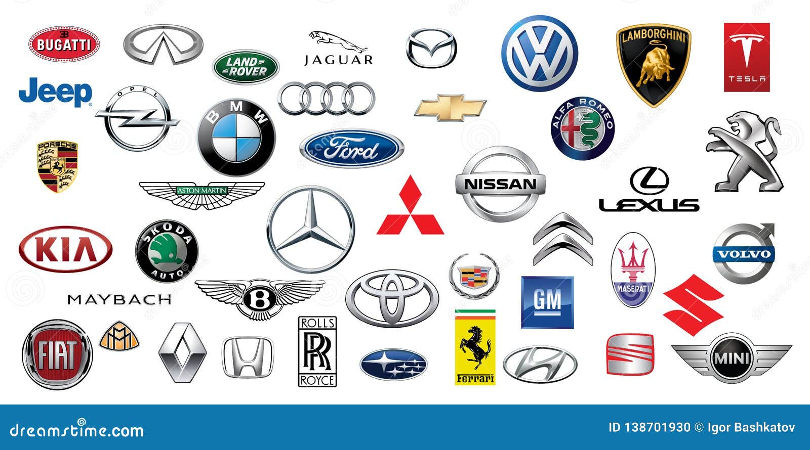 scannen hoog Interactie Auto Logos Stock Illustrations – 2,457 Auto Logos Stock Illustrations,  Vectors & Clipart - Dreamstime