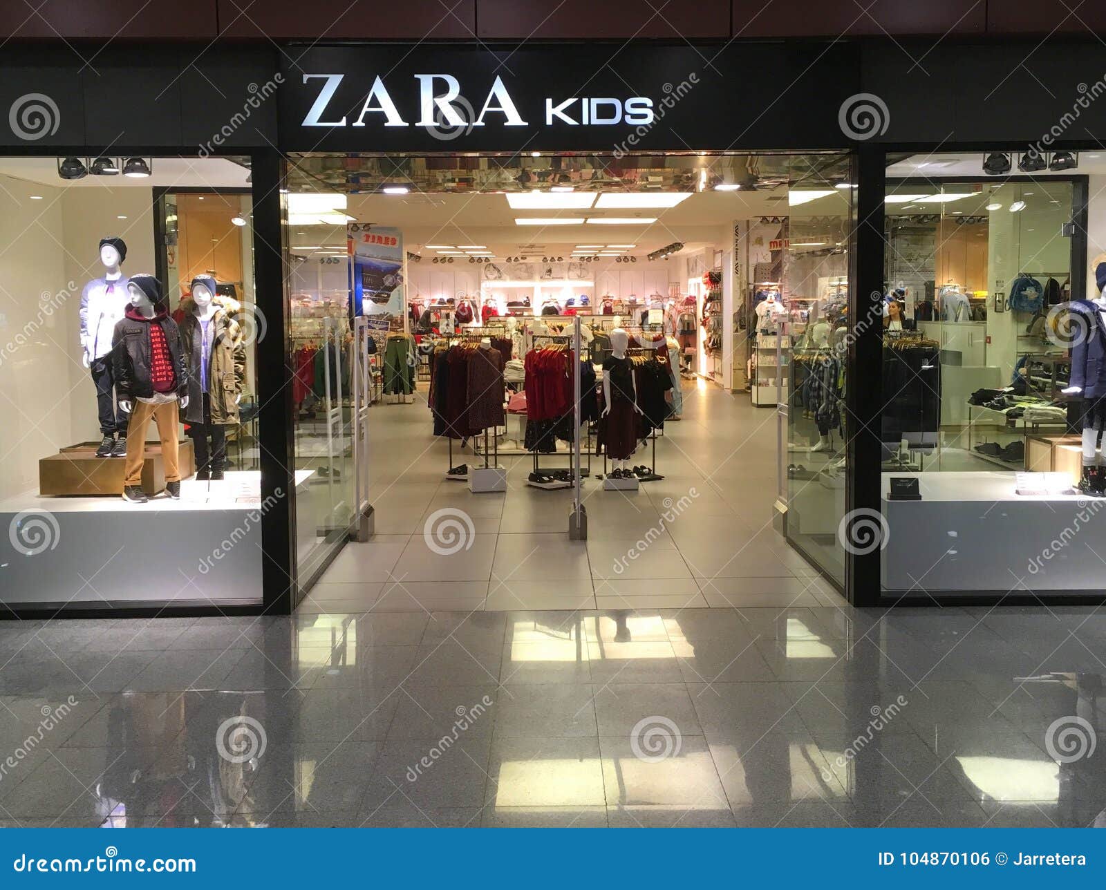Zara Kids store editorial photo. Image 