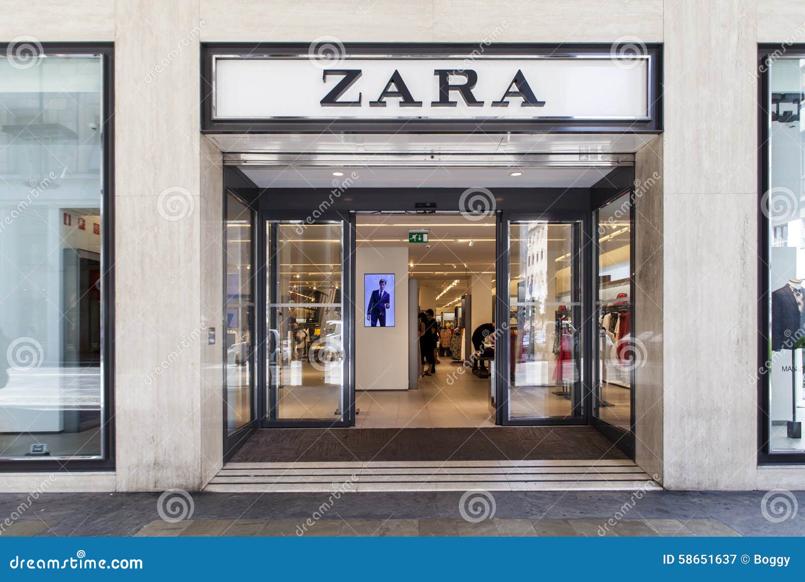 Zara shop editorial photography. Image of style, zara - 58651637