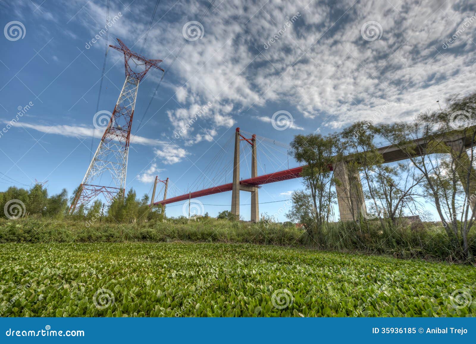 zarate brazo largo bridge, entre rios, argentina