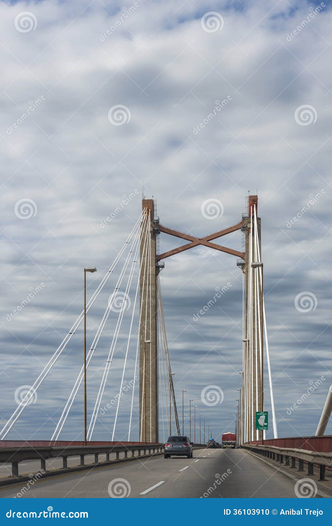 zarate brazo largo bridge, entre rios, argentina