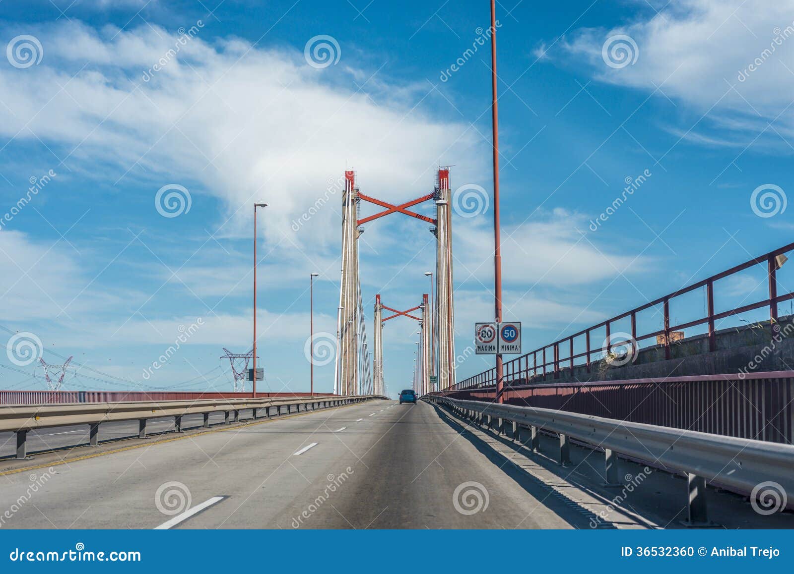 zarate brazo largo bridge, entre rios, argentina