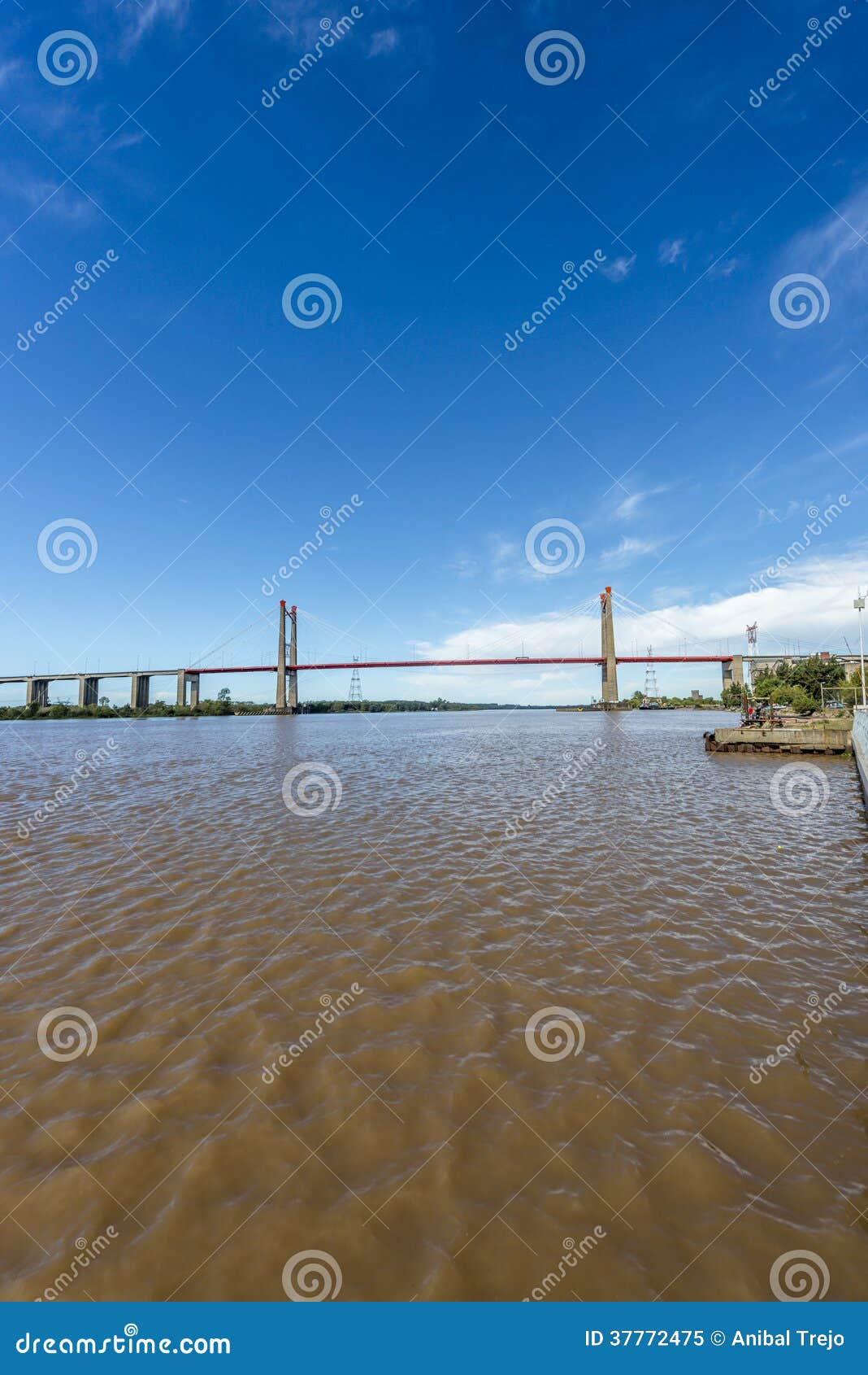 zarate brazo largo bridge, entre rios, argentina