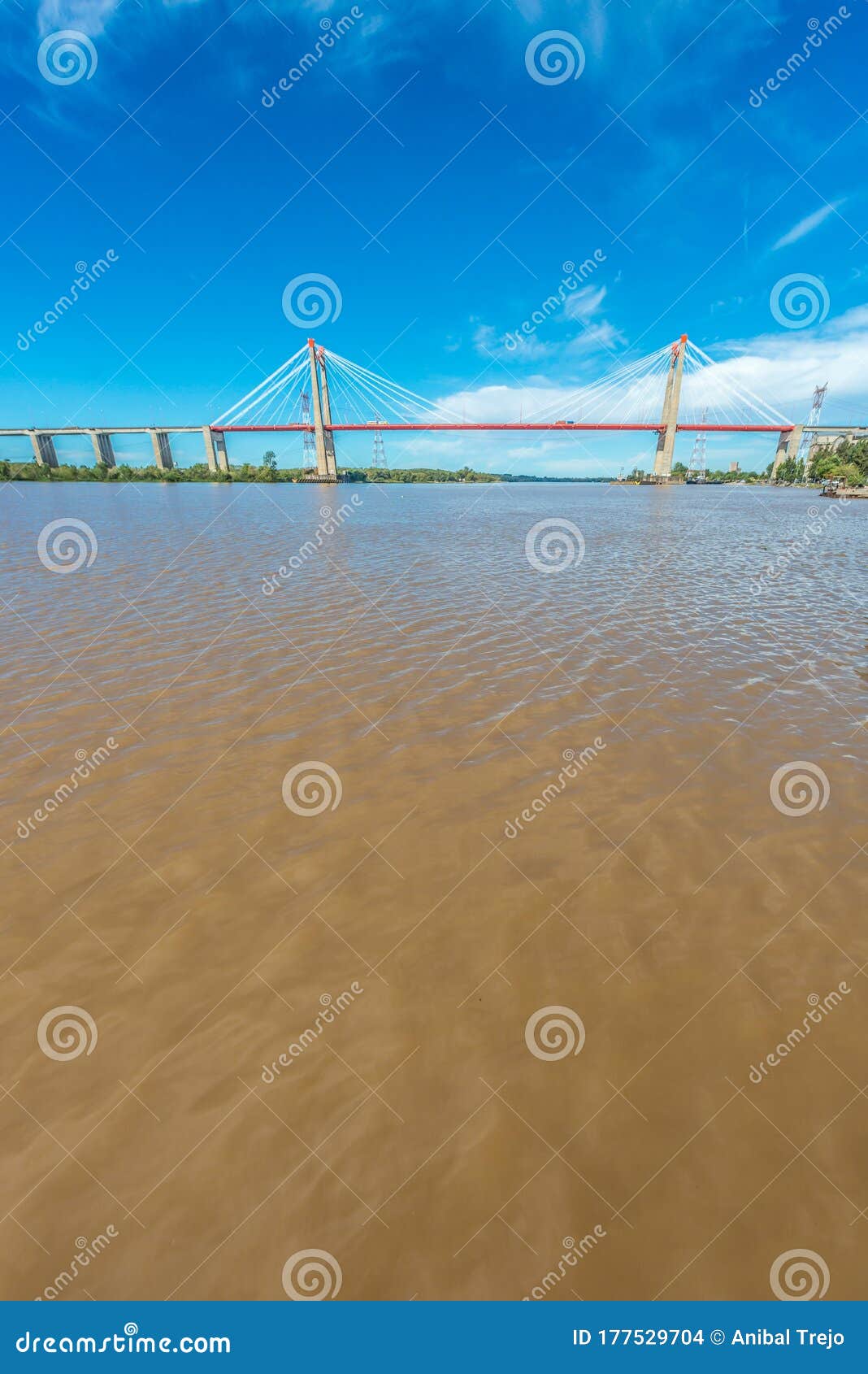 zarate brazo largo bridge, entre rios, argentina