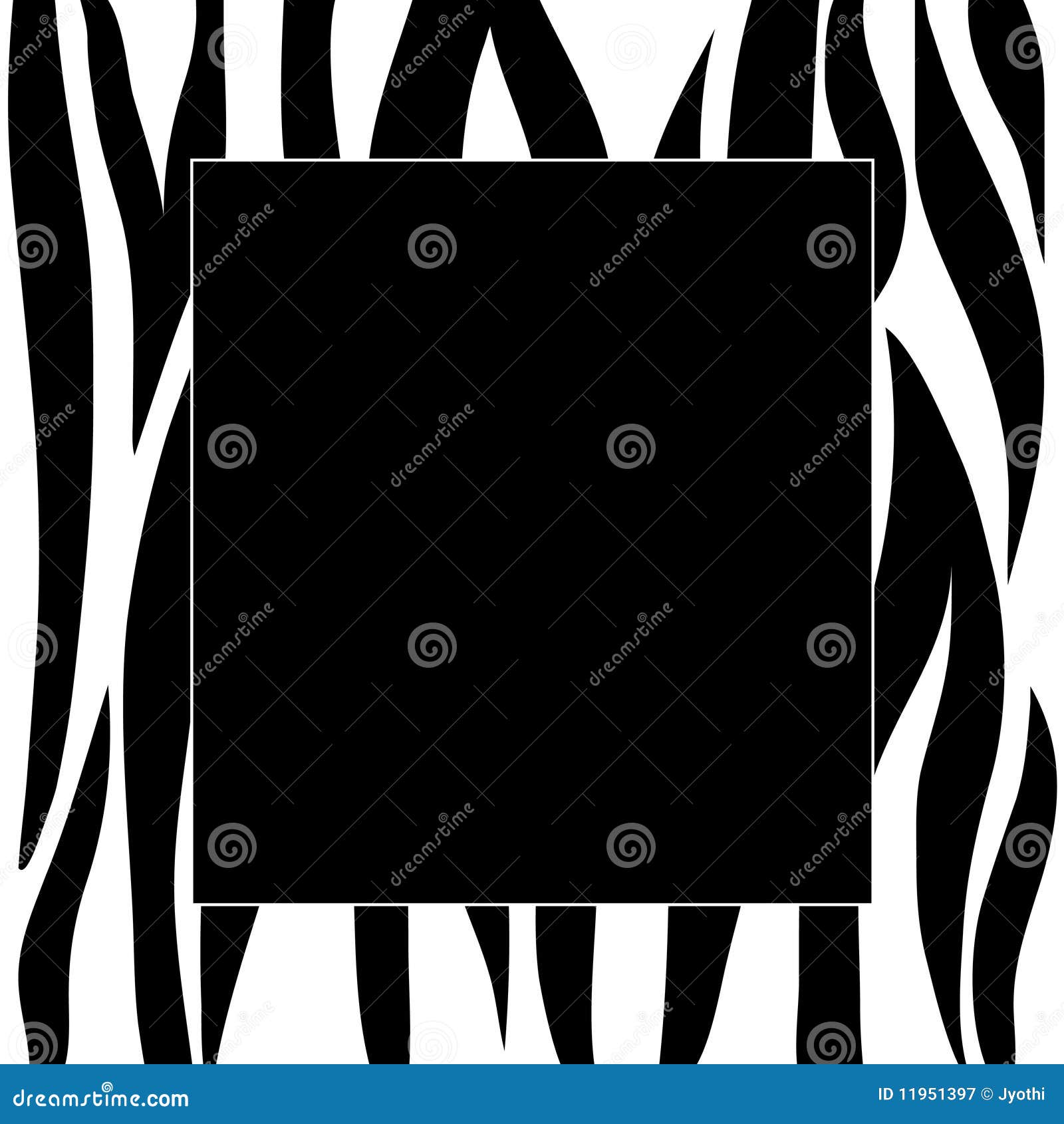 Zebra stripes frame stock illustration. Illustration of design - 11951397, image size:1600x1690
