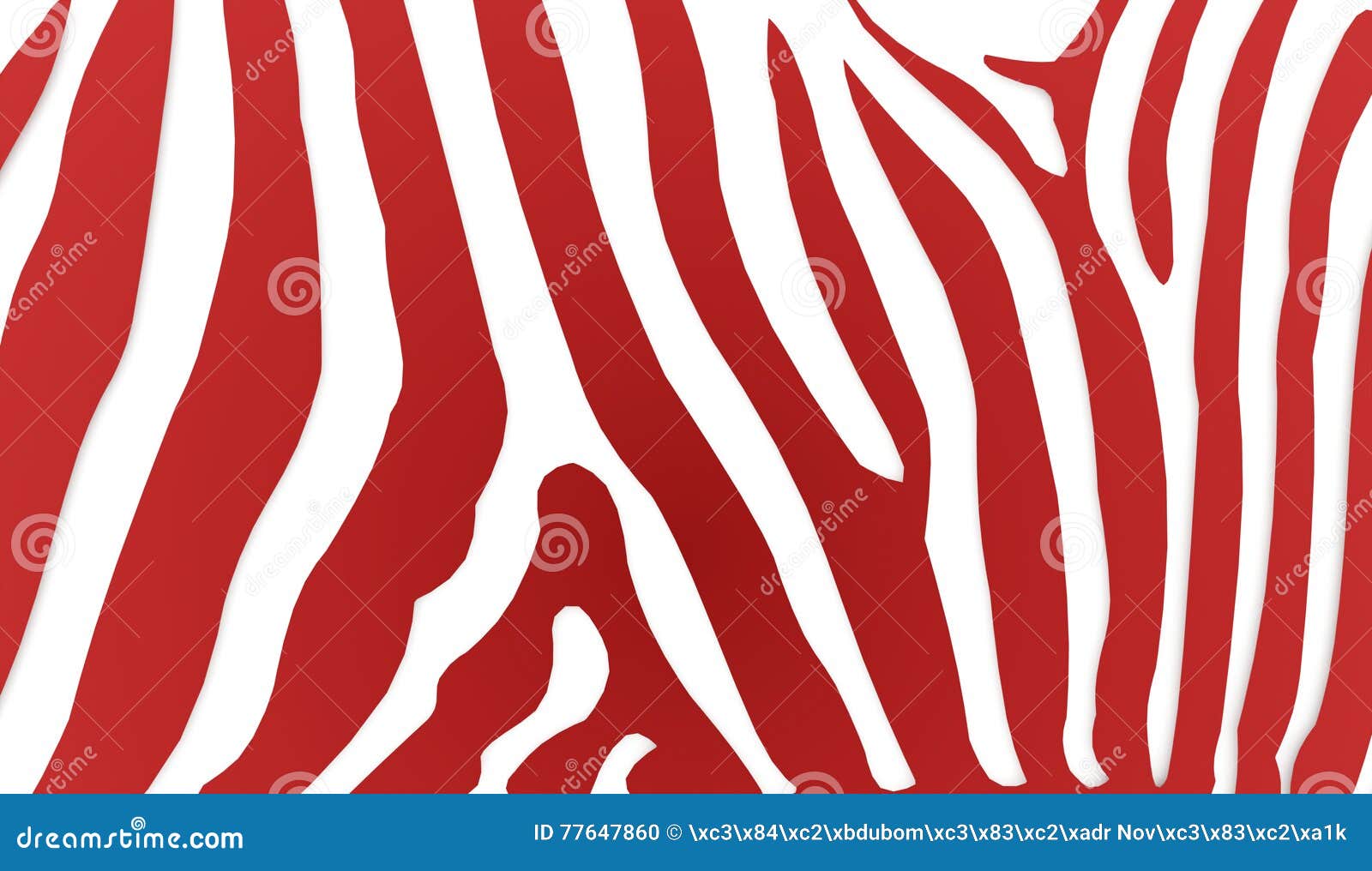 Zebra Stripes rendered stock illustration. Illustration of draw 77647860