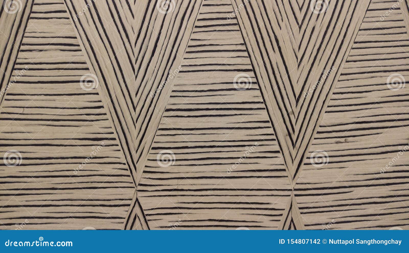 Zebrano Wood Texture In Design Pattern For Furniture Finishing