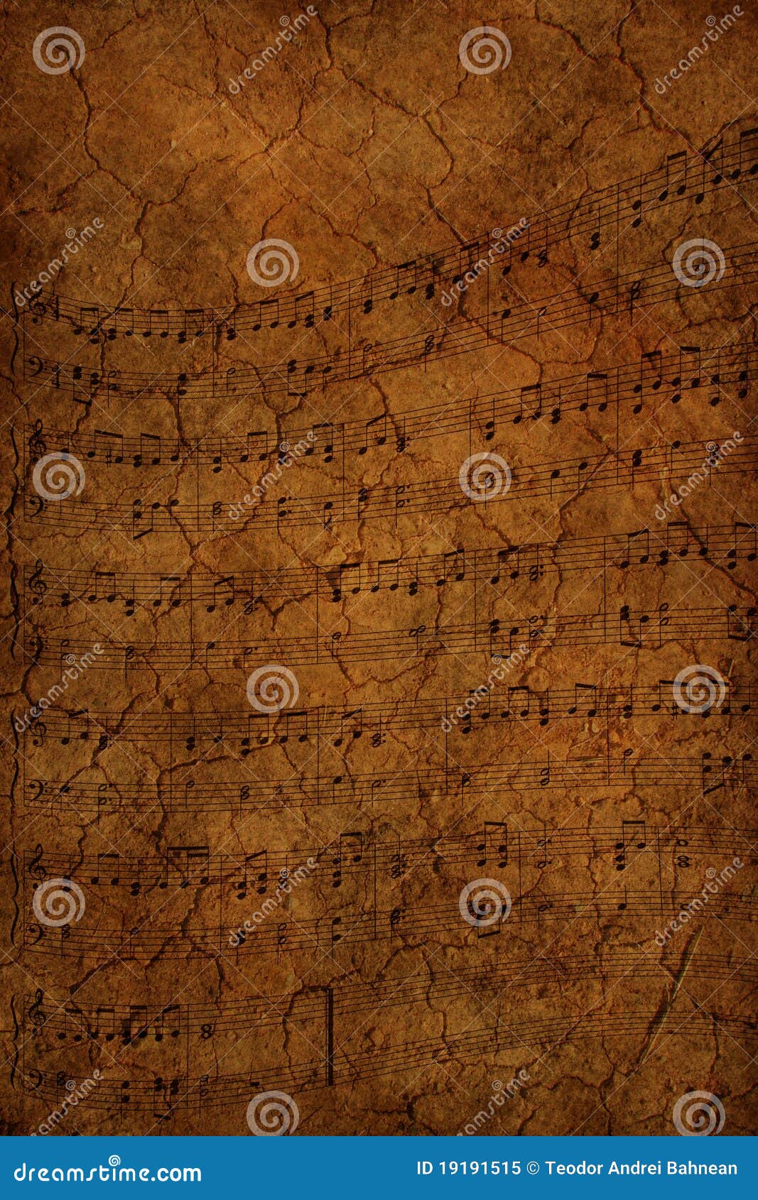 Zeer oude score stock illustratie. Illustration of grunge 19191515