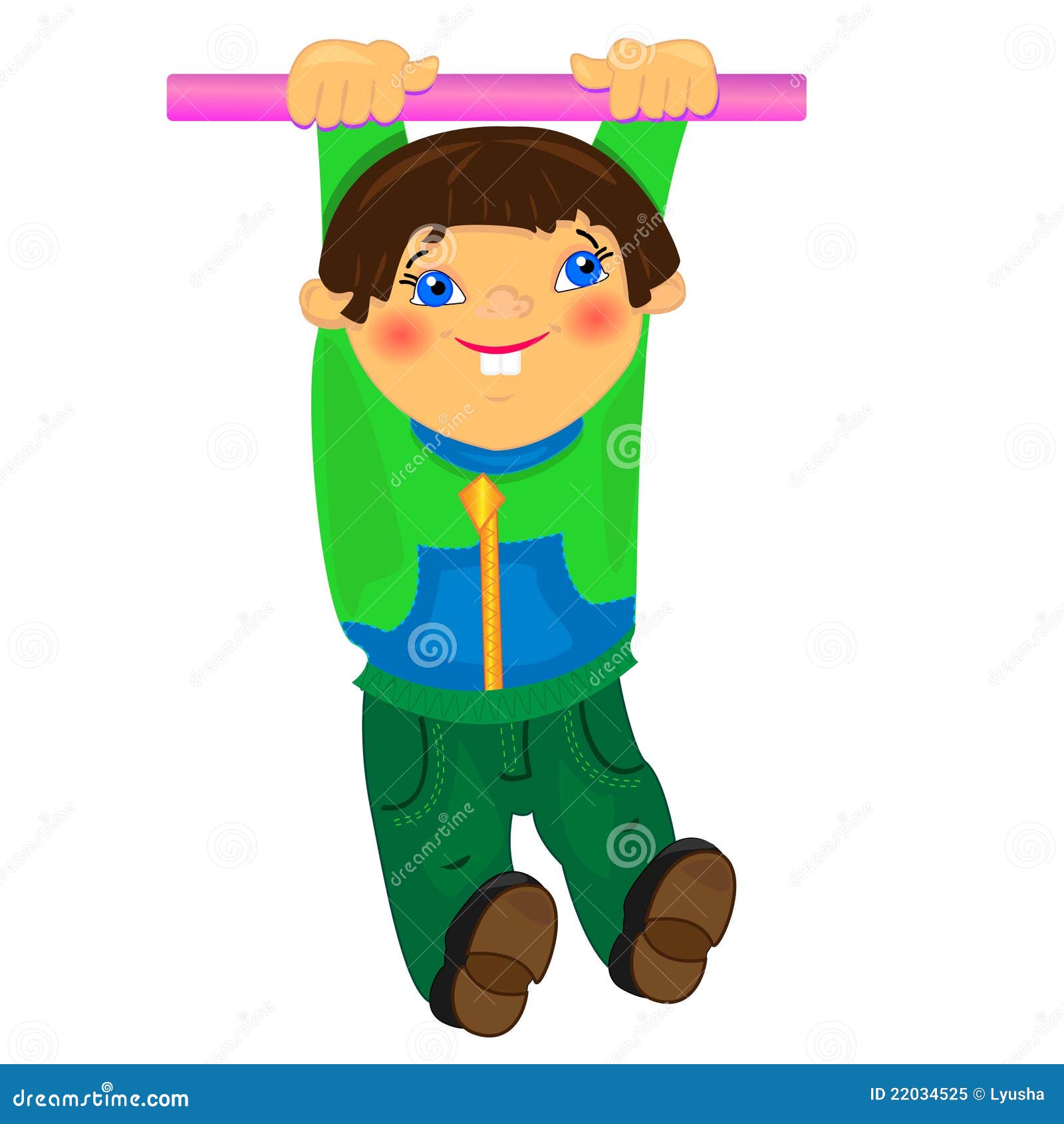 Zeichen Des SportBabys Illustration.isolated Vektor Abbildung