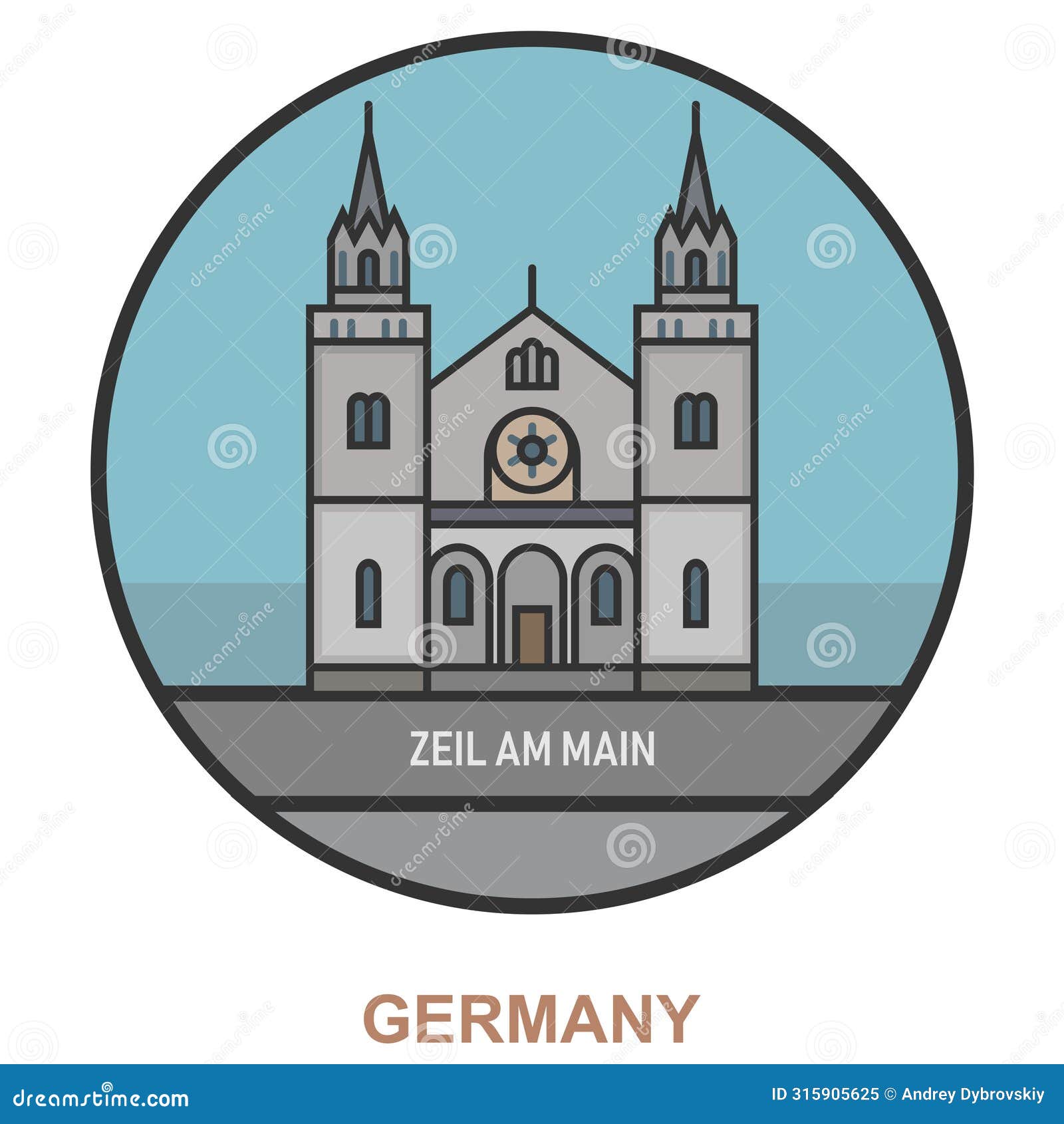 zeil am main. cities and towns in germany
