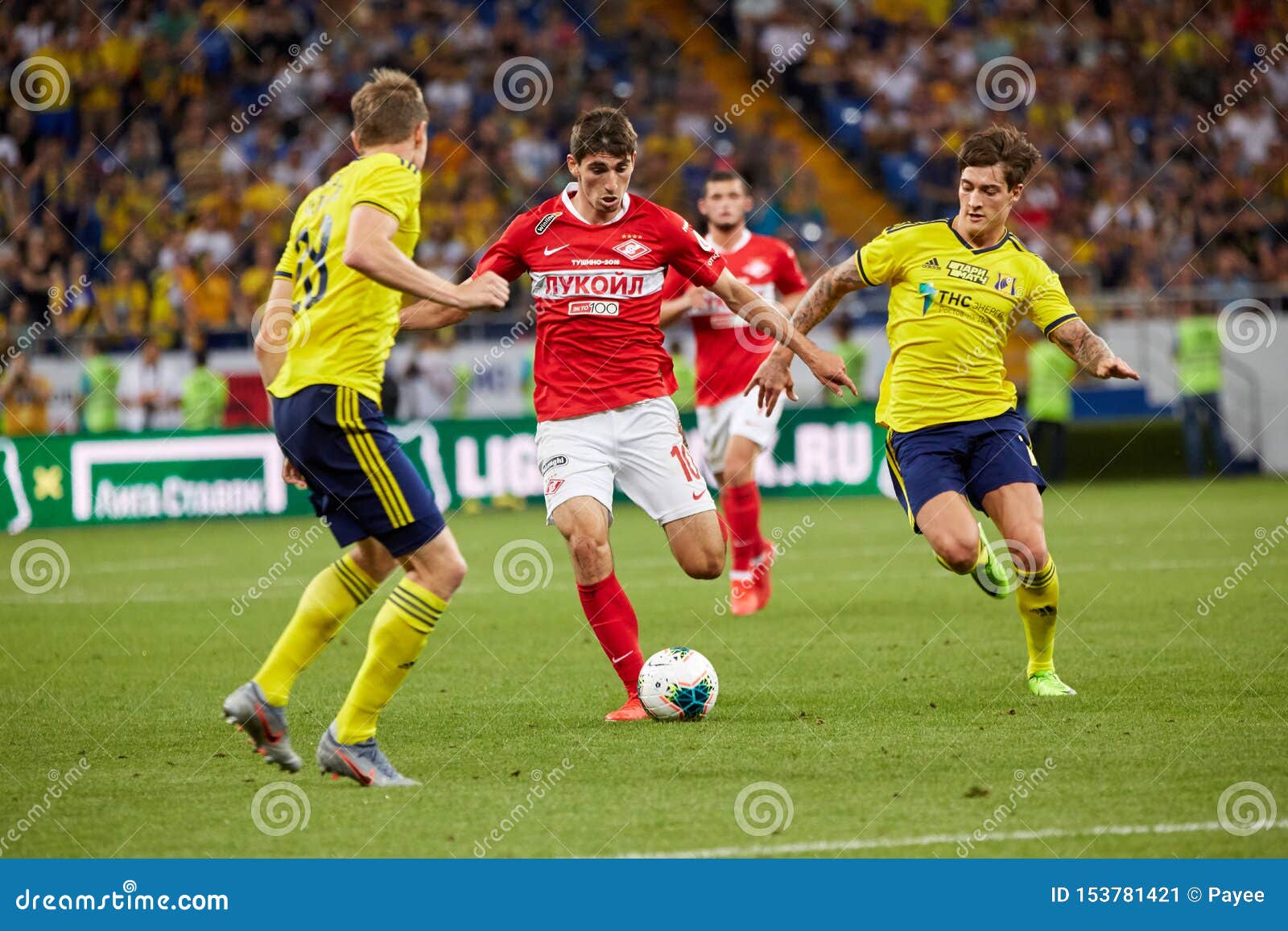 Zelimkhan Bakaev of FC Spartak Moscow in Action Editorial Image