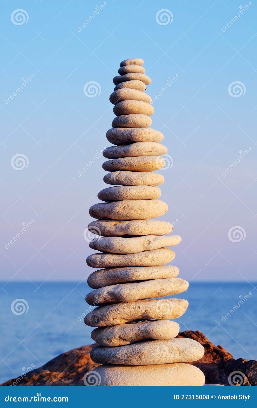 Zen Balance stock photo. Image of peak, compound, meditation 27315008