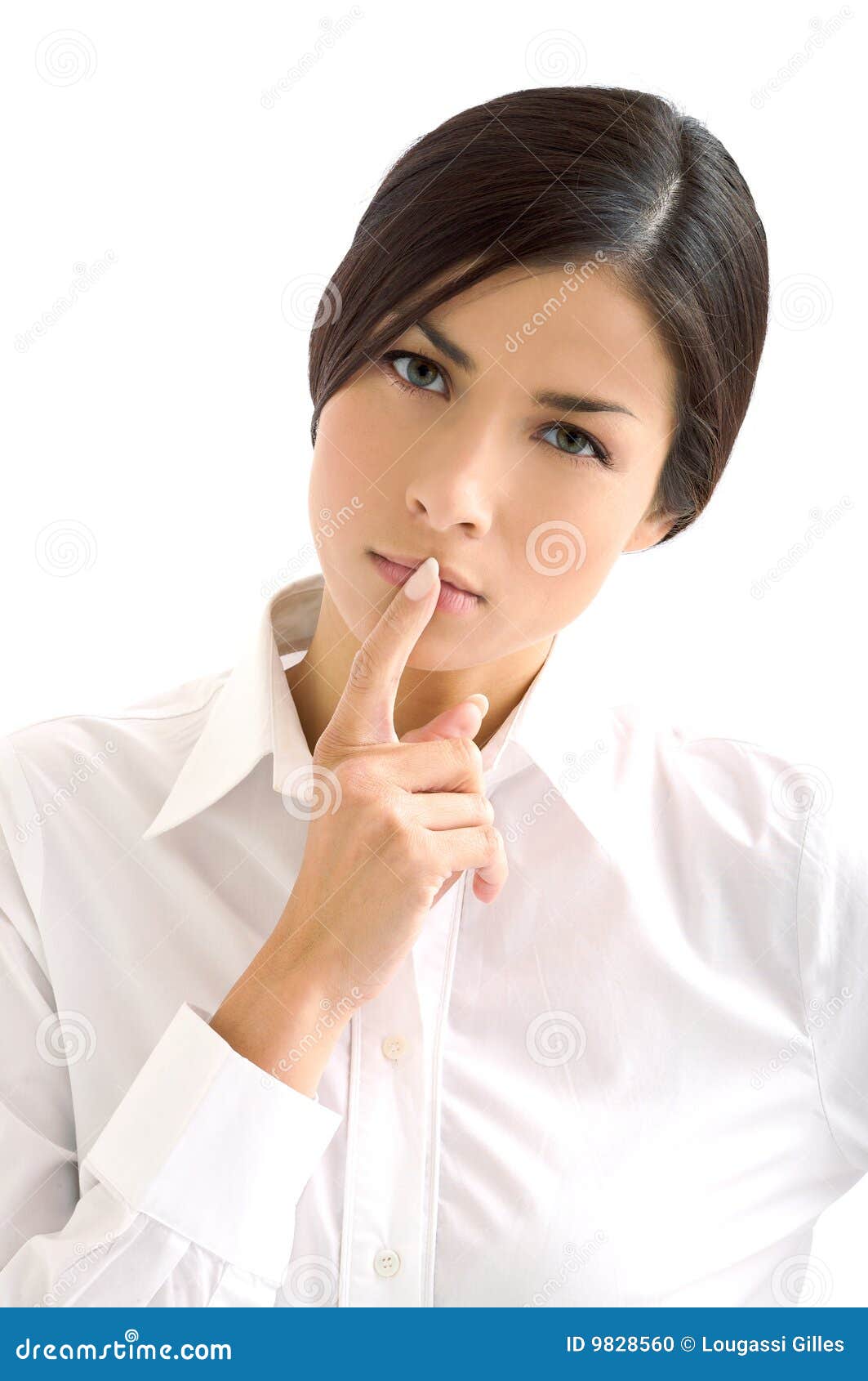 Zen Beautiful Girl Portrait Stock Photo Image of dreaming, eyes 9828560