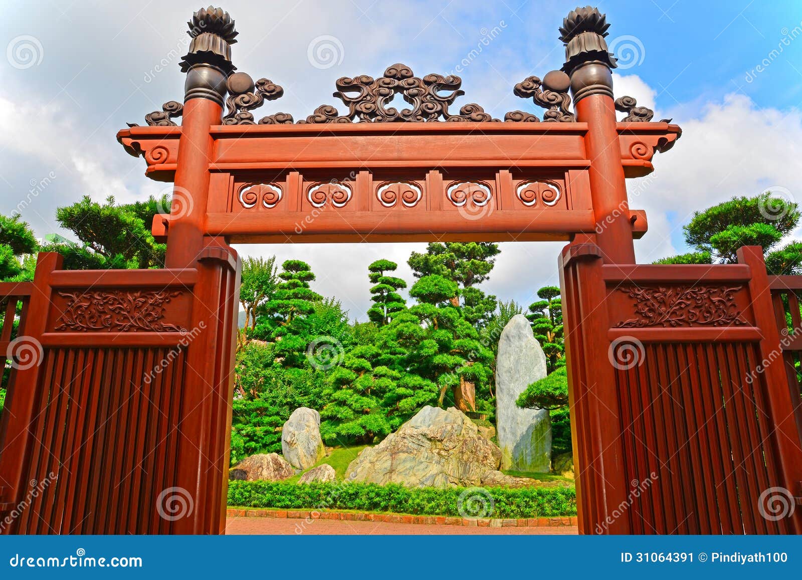 zen garden entrance