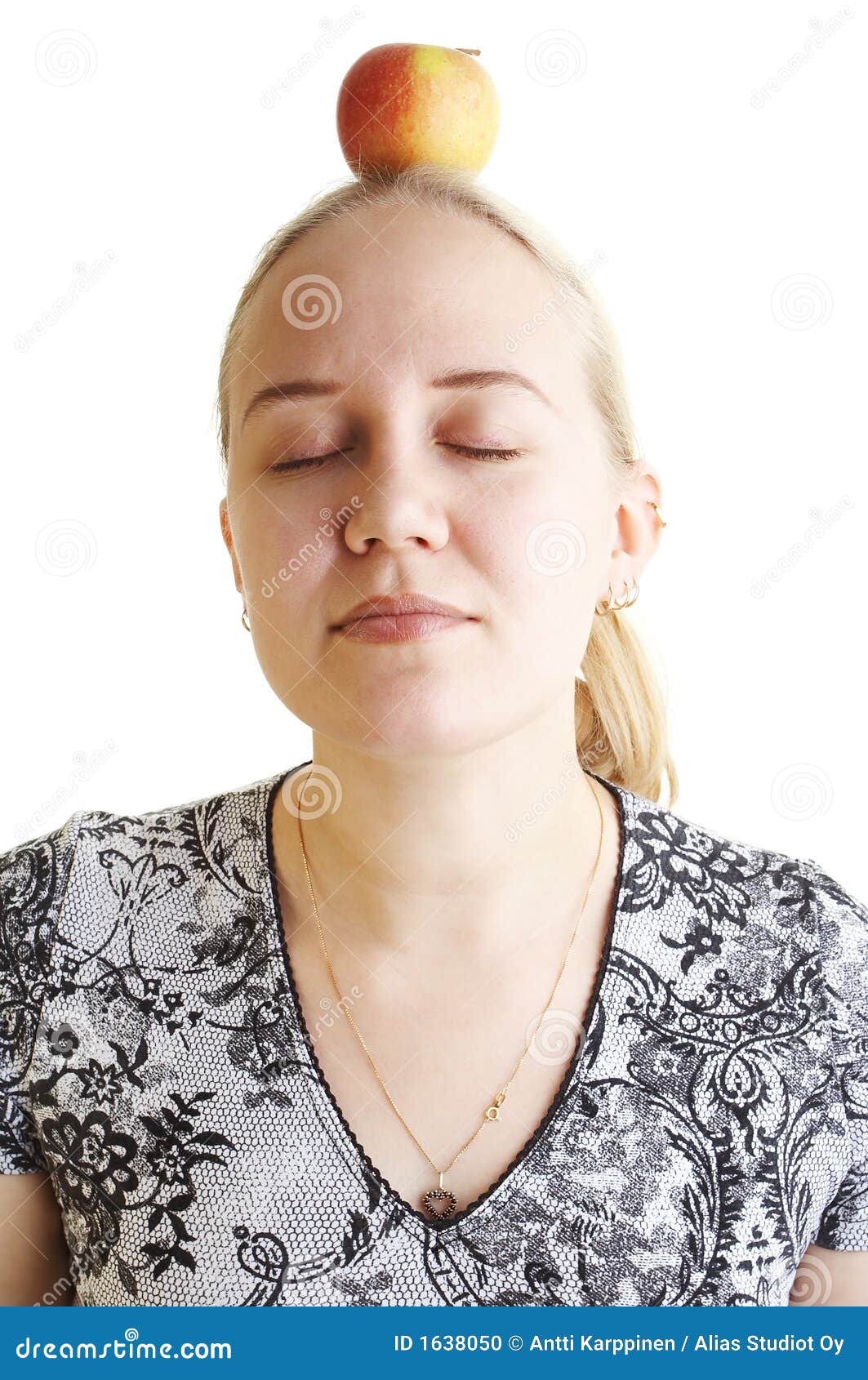 Zen girl stock photo. Image of head, restful, girl, portrait 1638050