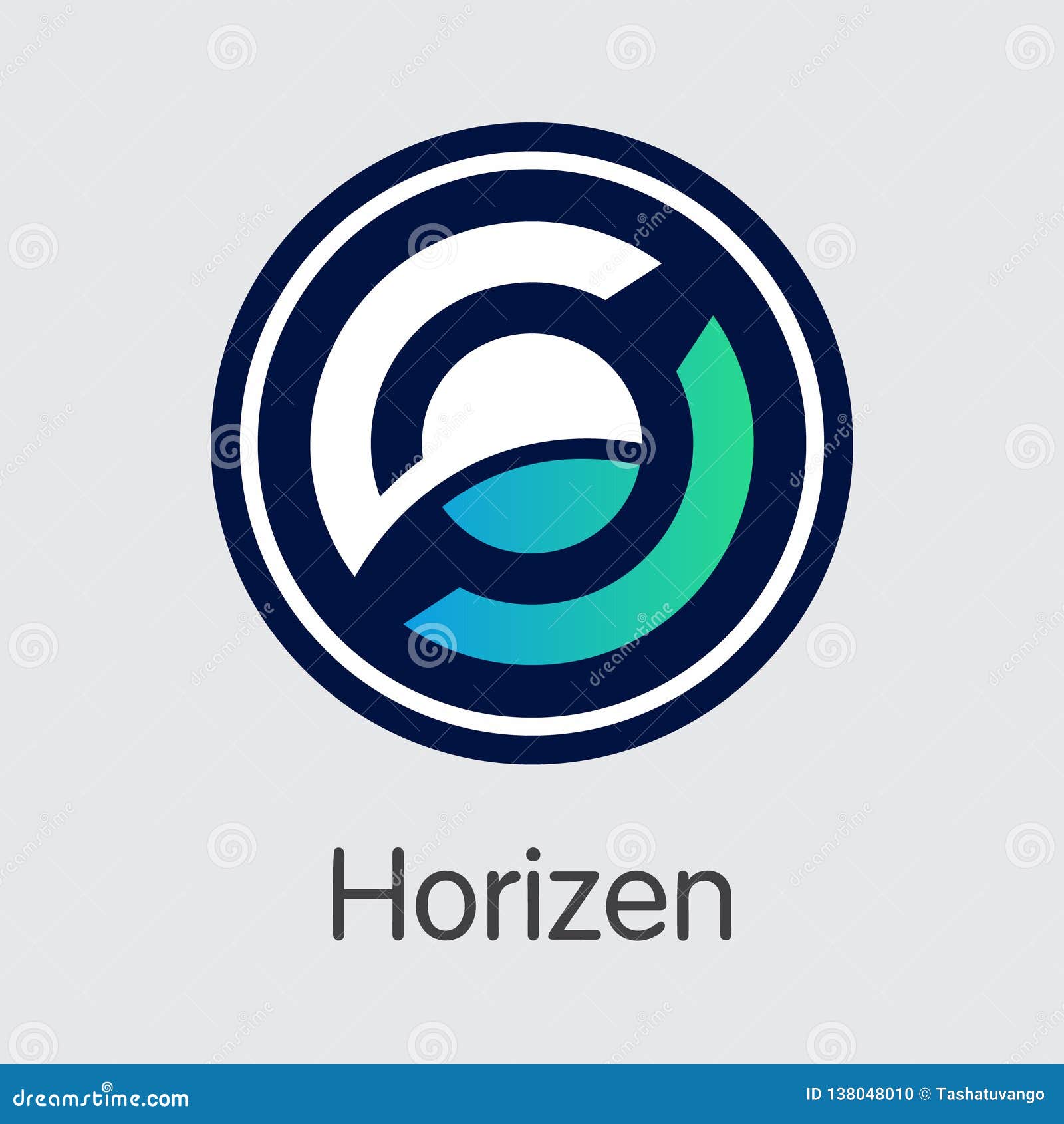 ZEN - Horizen. the Logo of Cryptocurrency or Market Emblem ...