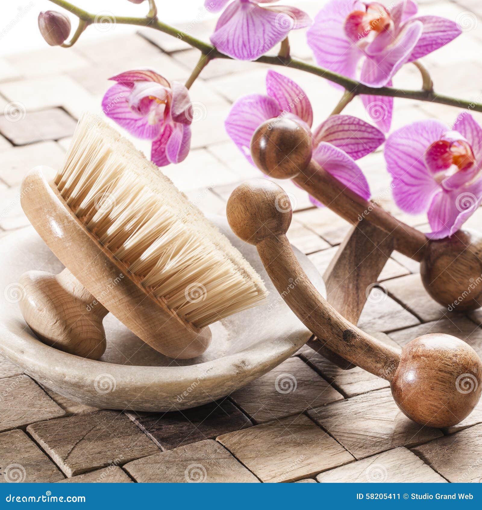 Zen Massage And Body Peeling Stock Image Image Of Calming Natural