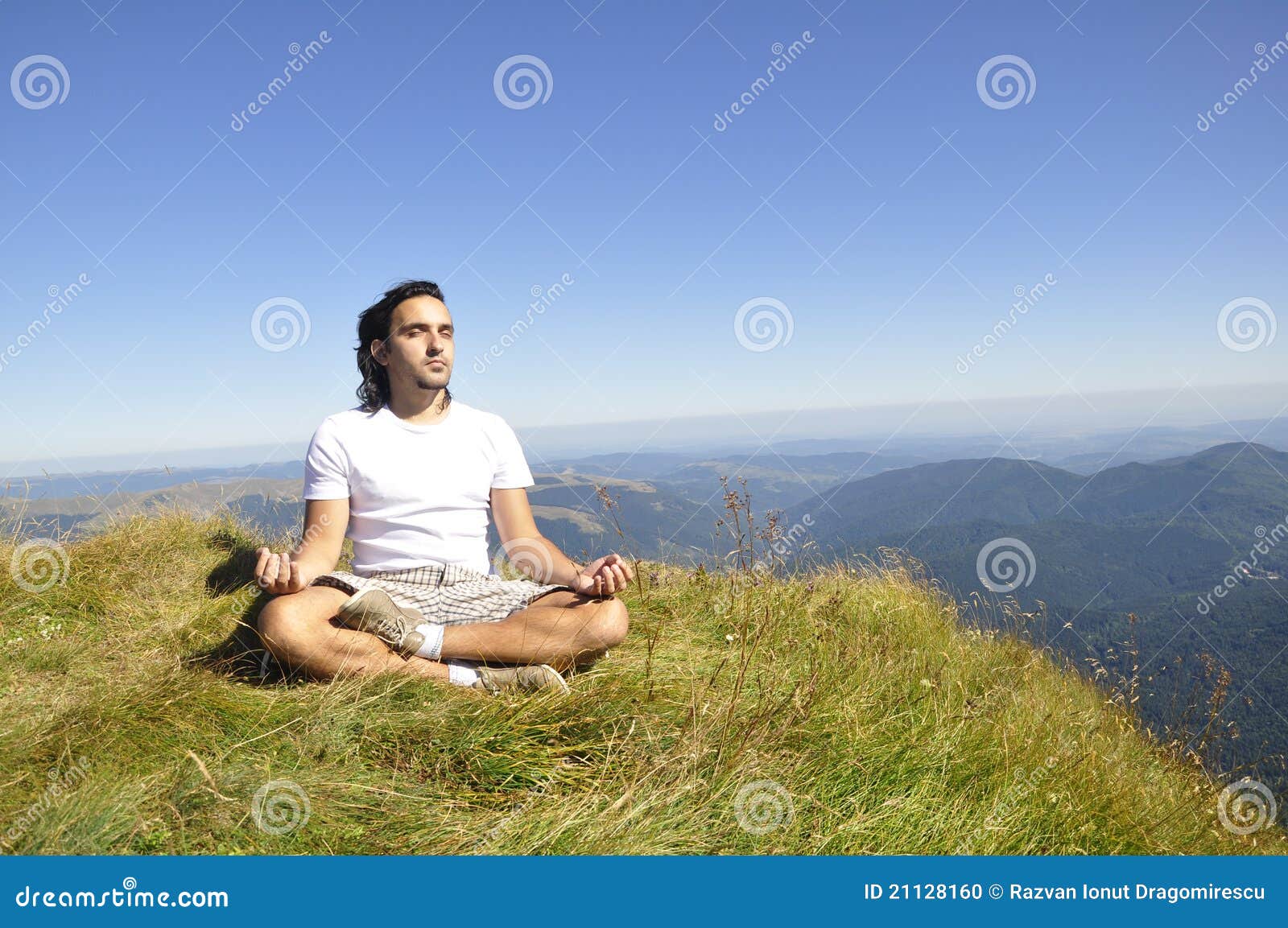Zen Meditation On The Mountain Stock Photo Image 21128160