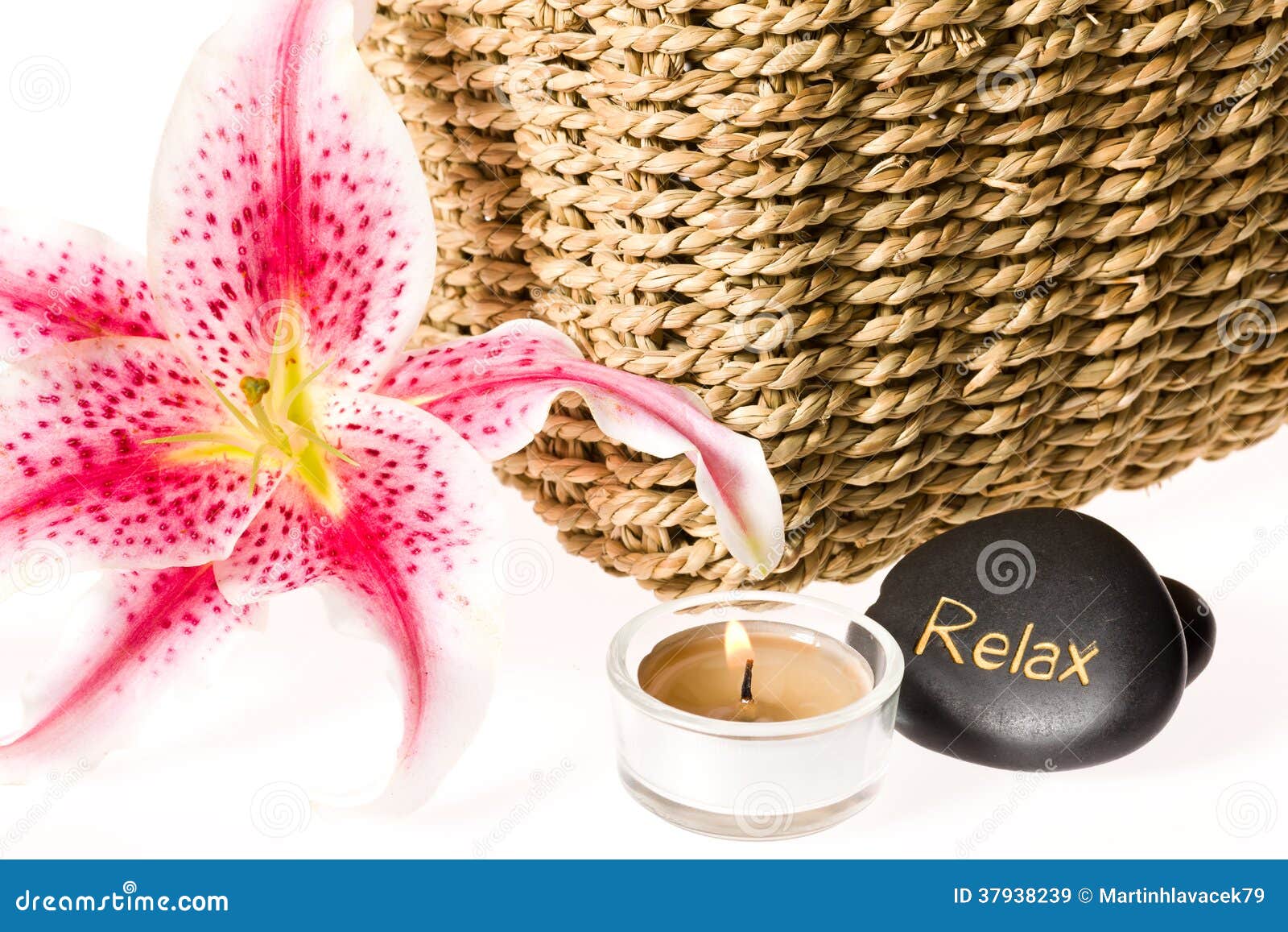 Zen spa lily stock image. Image of flower, therapy, concept 37938239