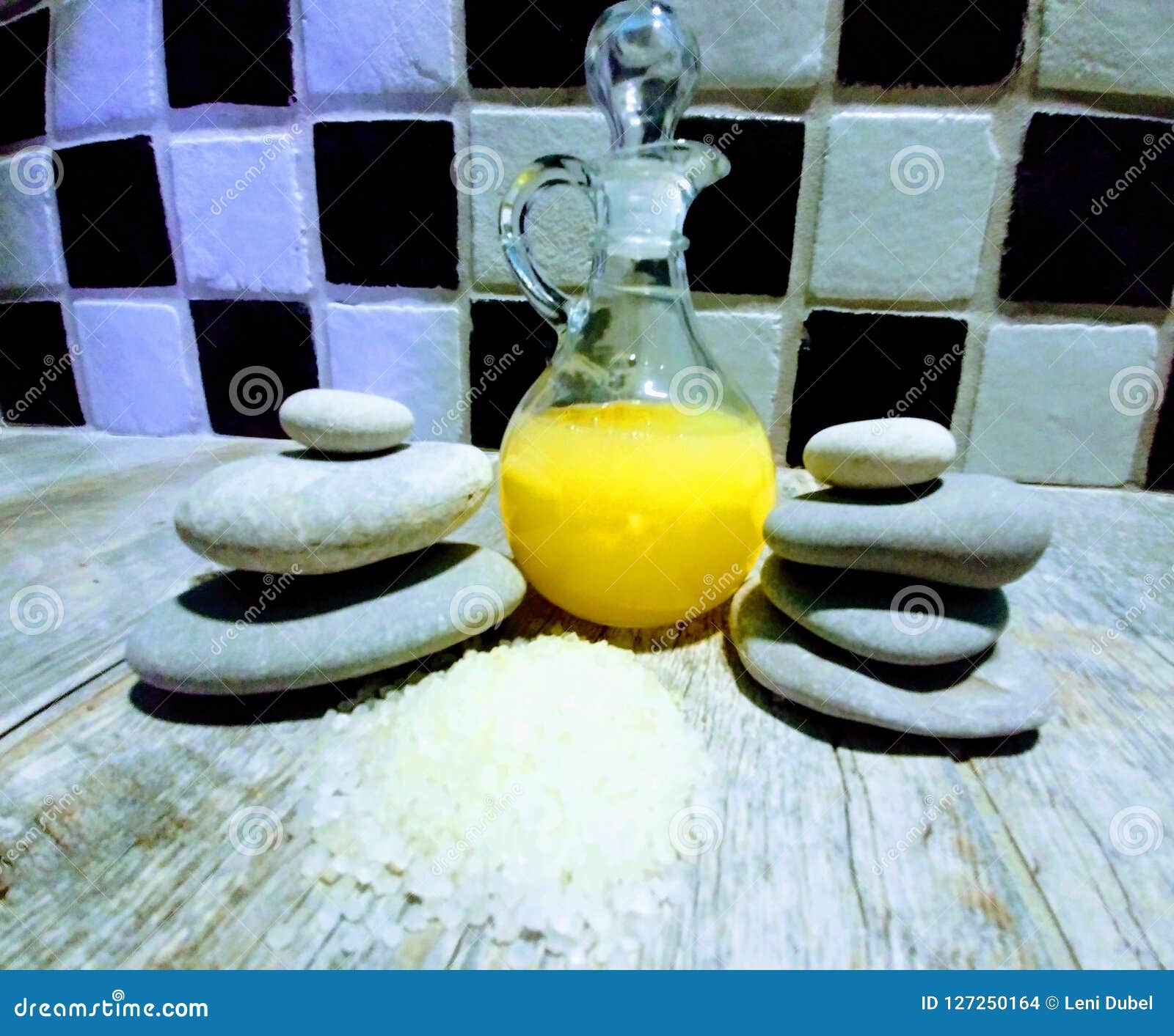 Zen Stones with Vanilla Bubble Bath Stock Photo - Image of stones ...