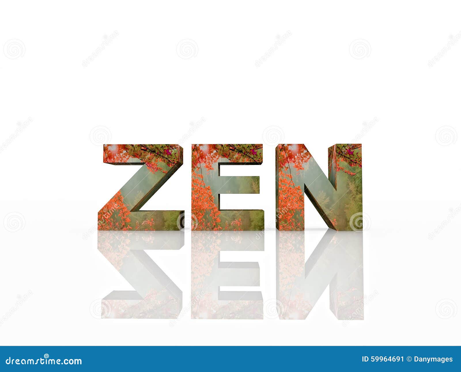 Zen stock illustration. Illustration of balance, word 59964691
