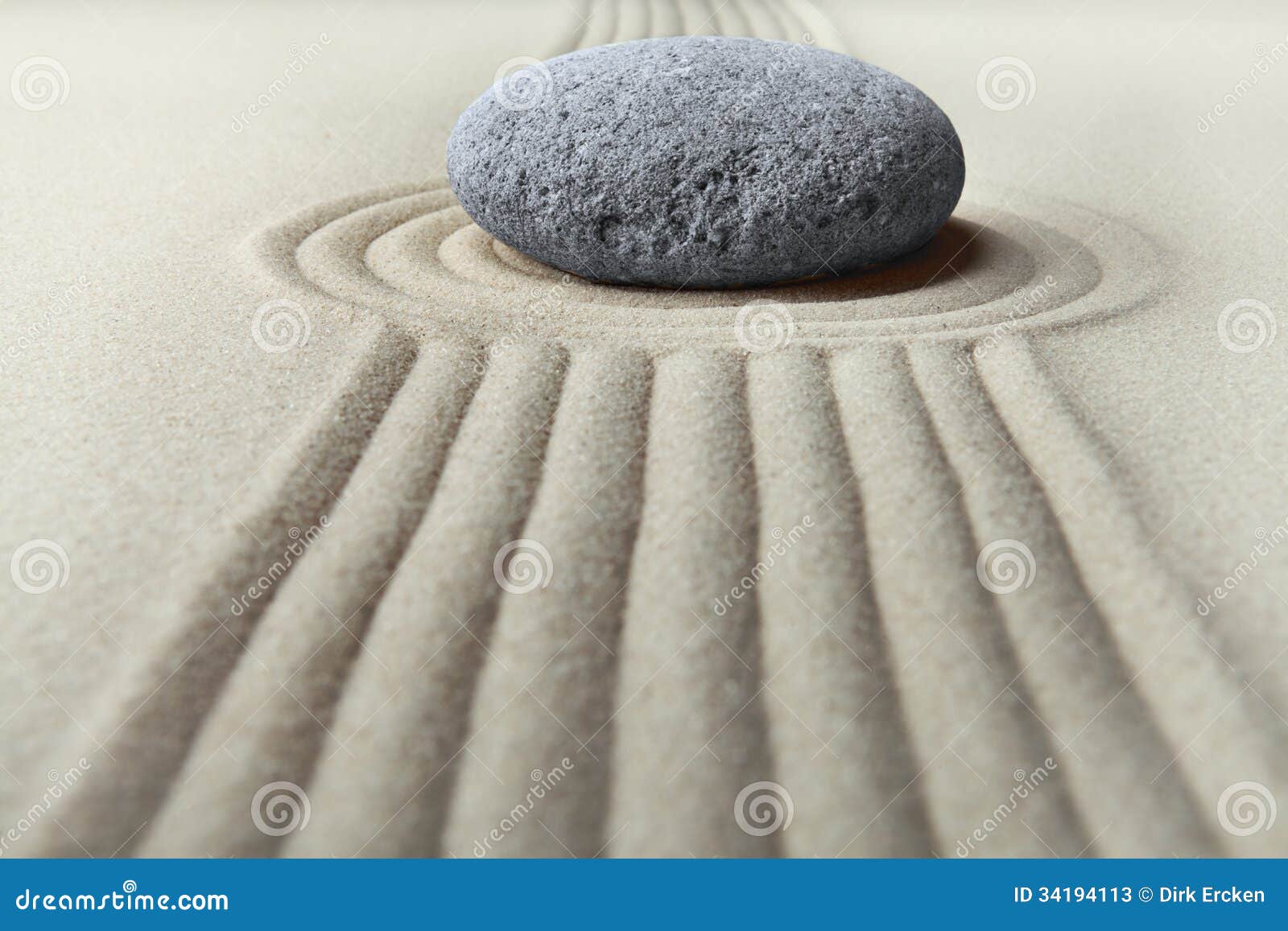 ZengartenMeditationsstein stockbild. Bild von symbolismus 34194113