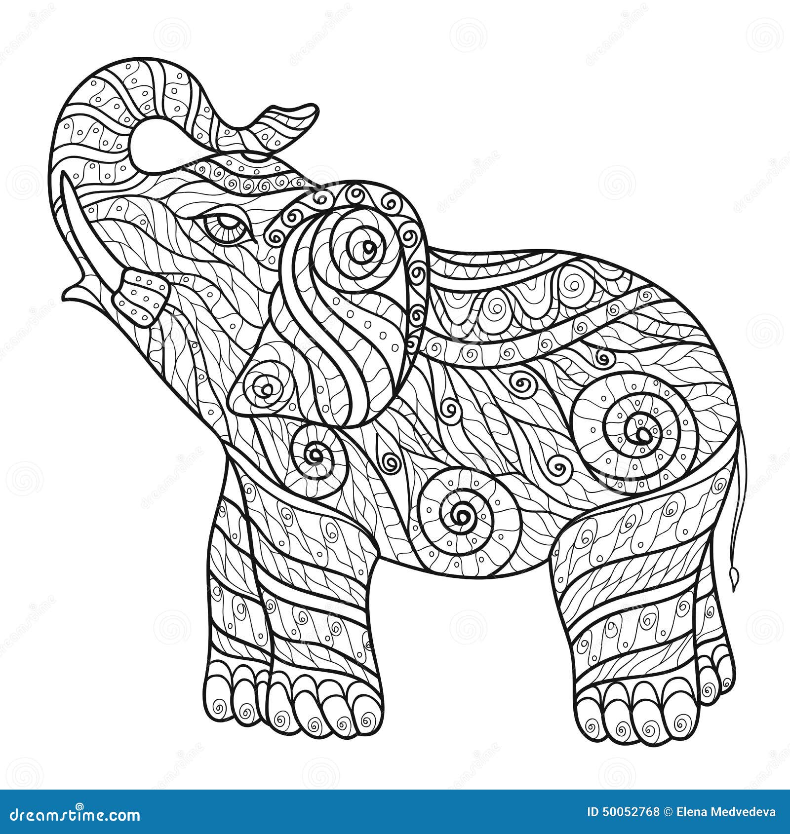 zen elephant coloring pages - photo #6