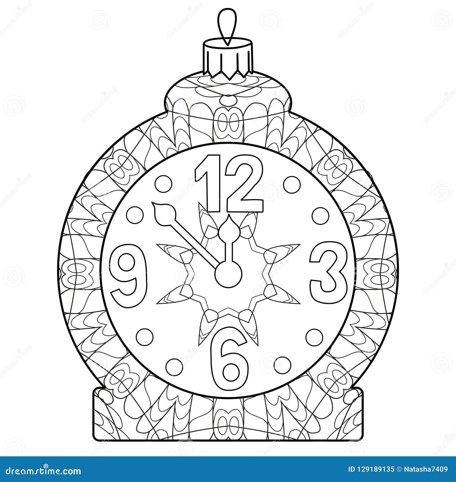 Download Zentangle Stylized Christmas Decorations. Hand Drawn Lace ...