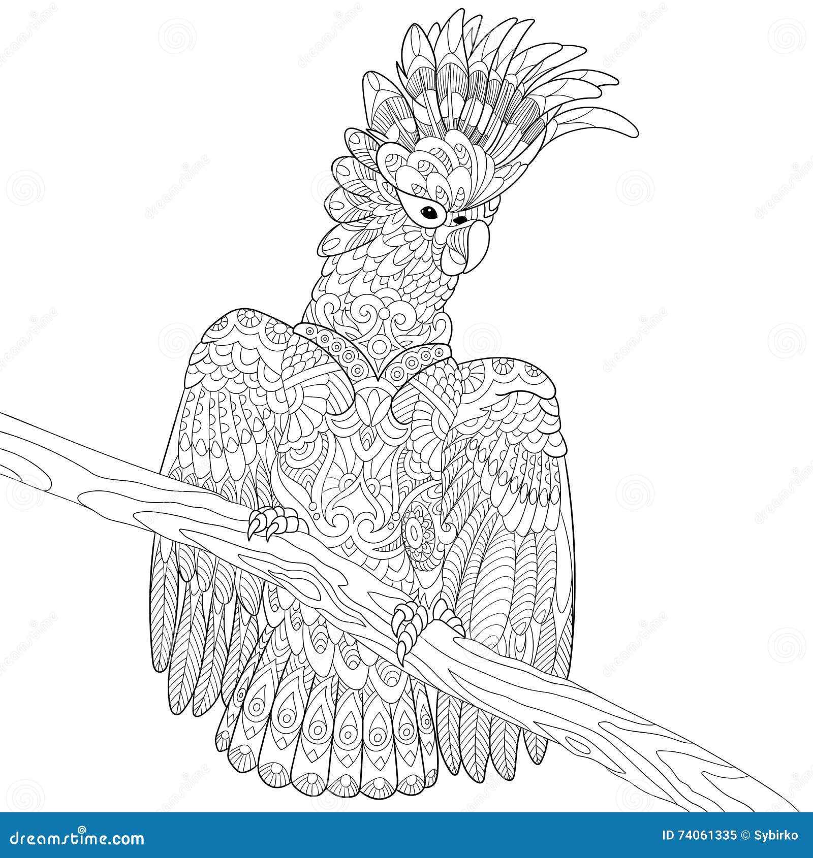 cockatoo drawing cockatoo drawing