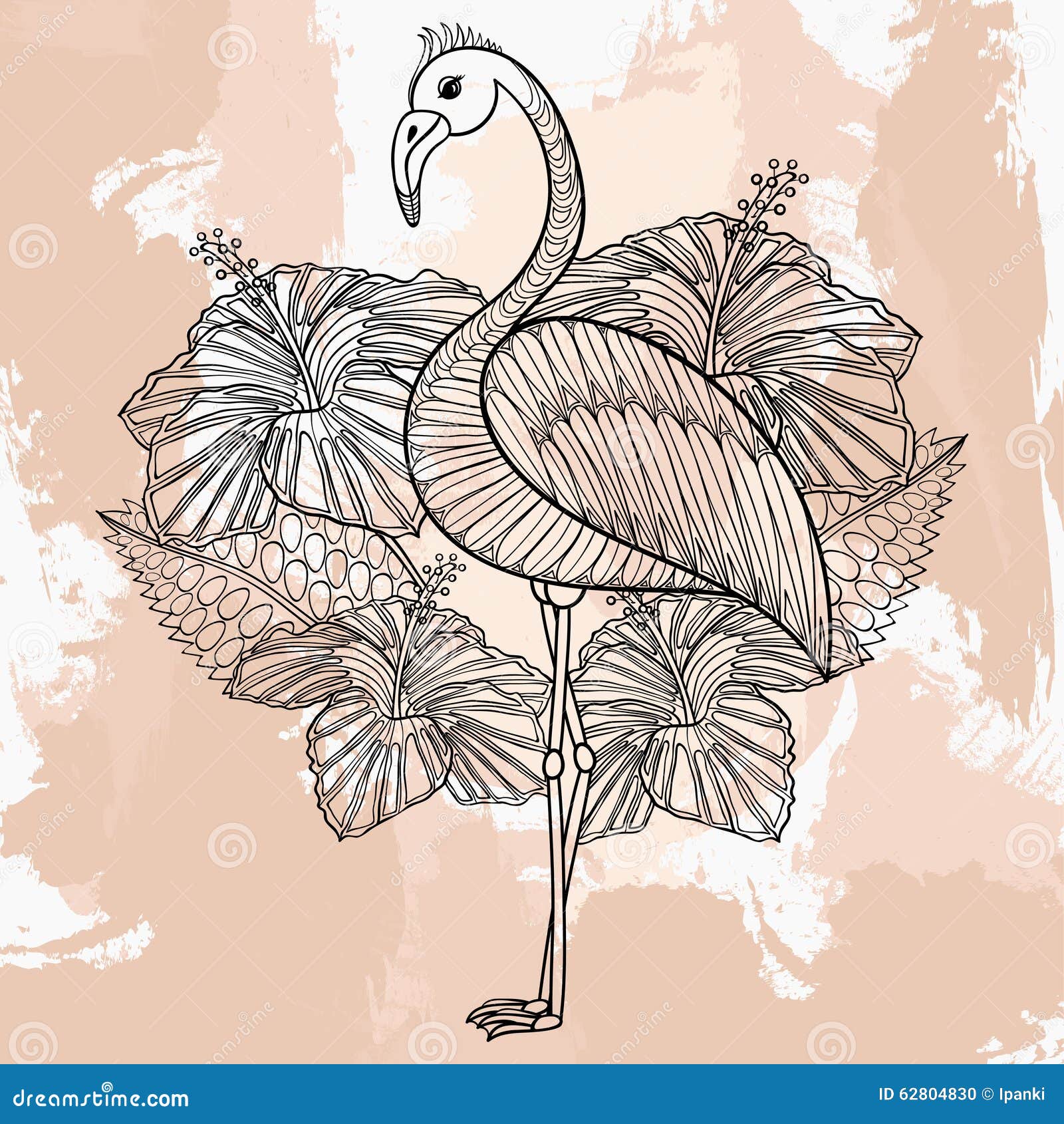 Flamingo tattoo design rev by PureDiamond360 on DeviantArt