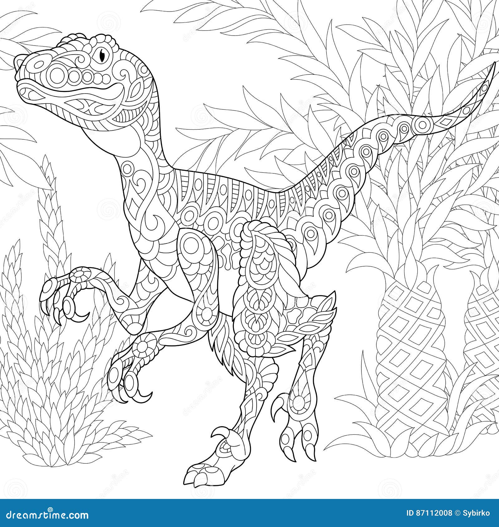 realistic dinosaurs head coloring pages