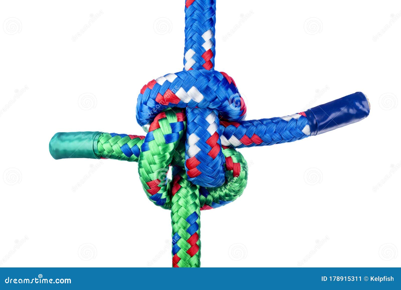 Zeplin Bend Knot On White Stock Image Image Of Friction